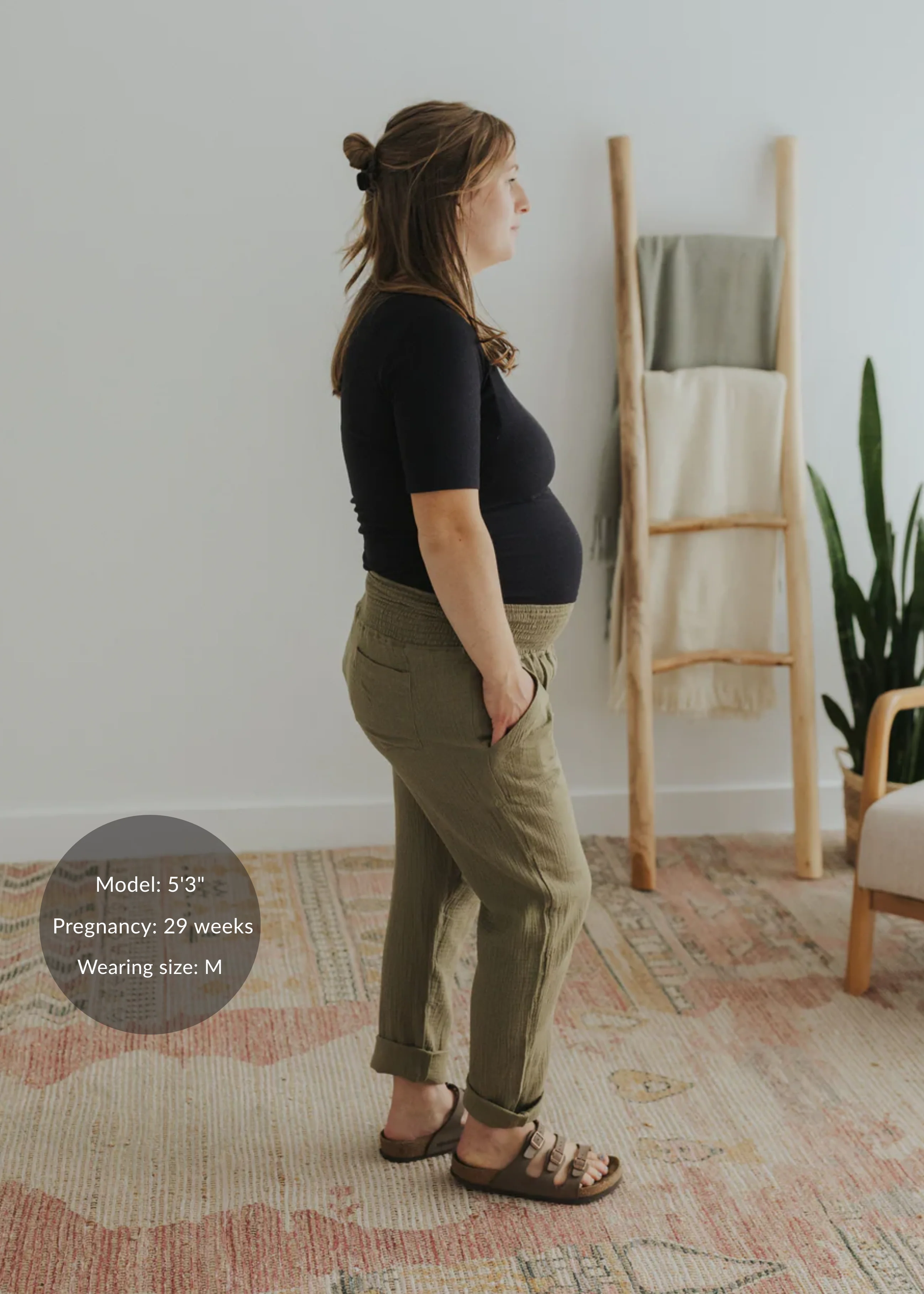 Everyday Breeze Pant in Cotton Gauze - Image 12