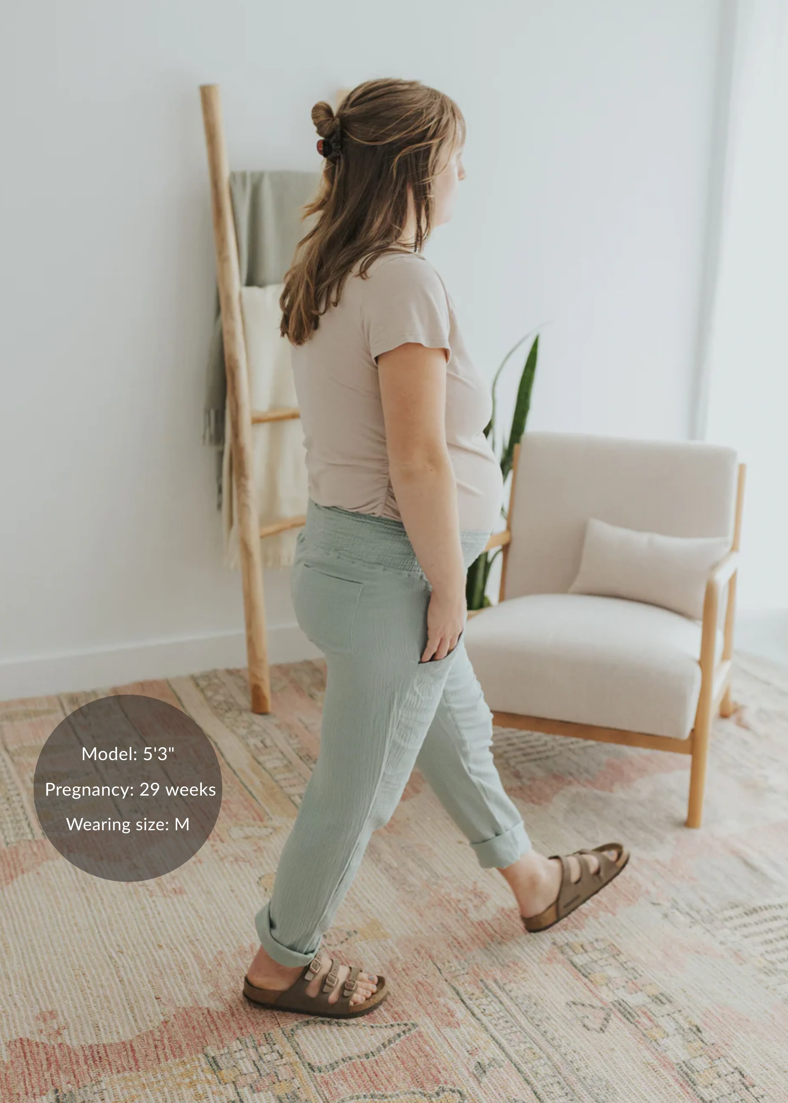 Everyday Breeze Pant in Cotton Gauze - Image 17