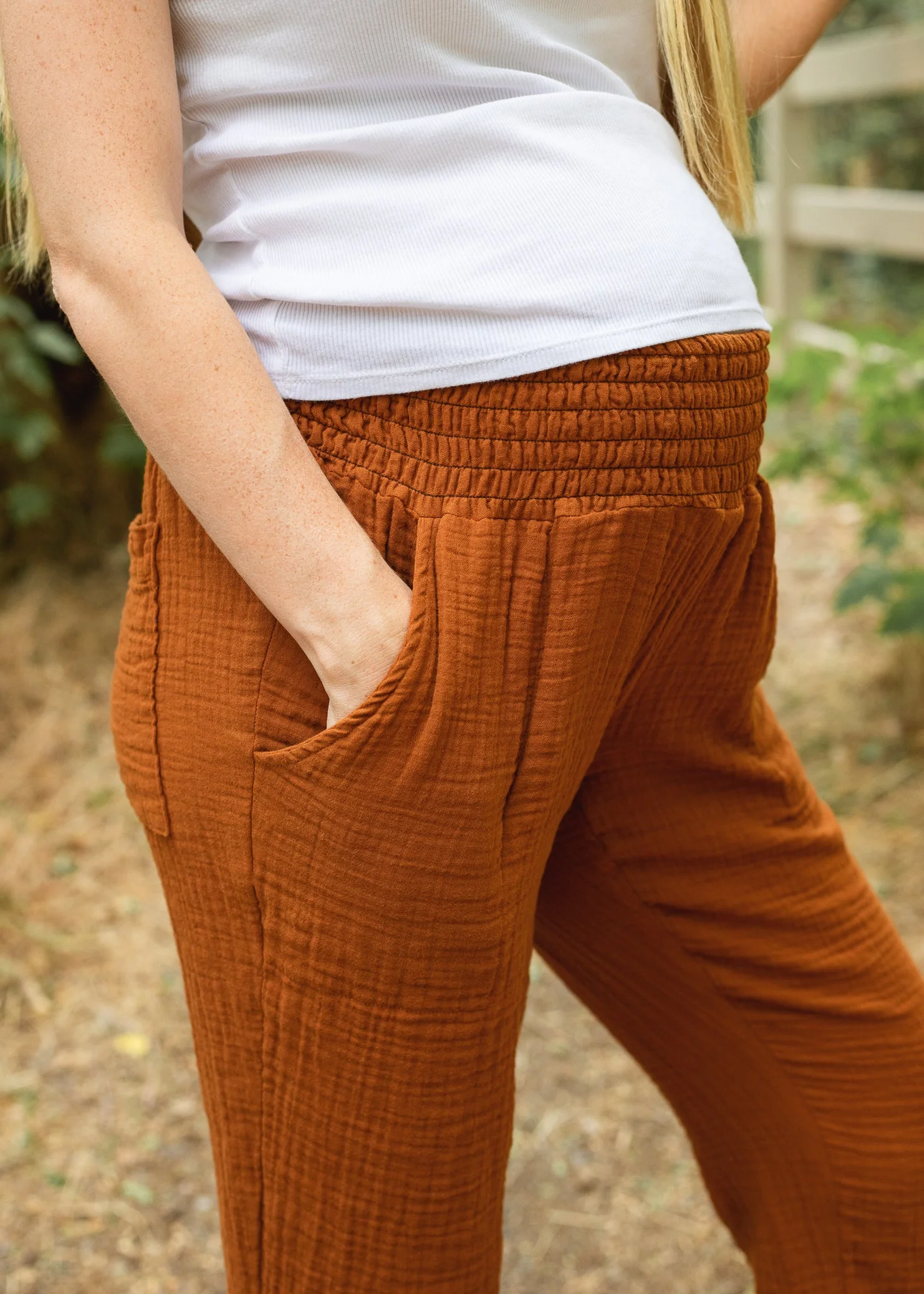 Everyday Breeze Pant in Cotton Gauze - Image 20