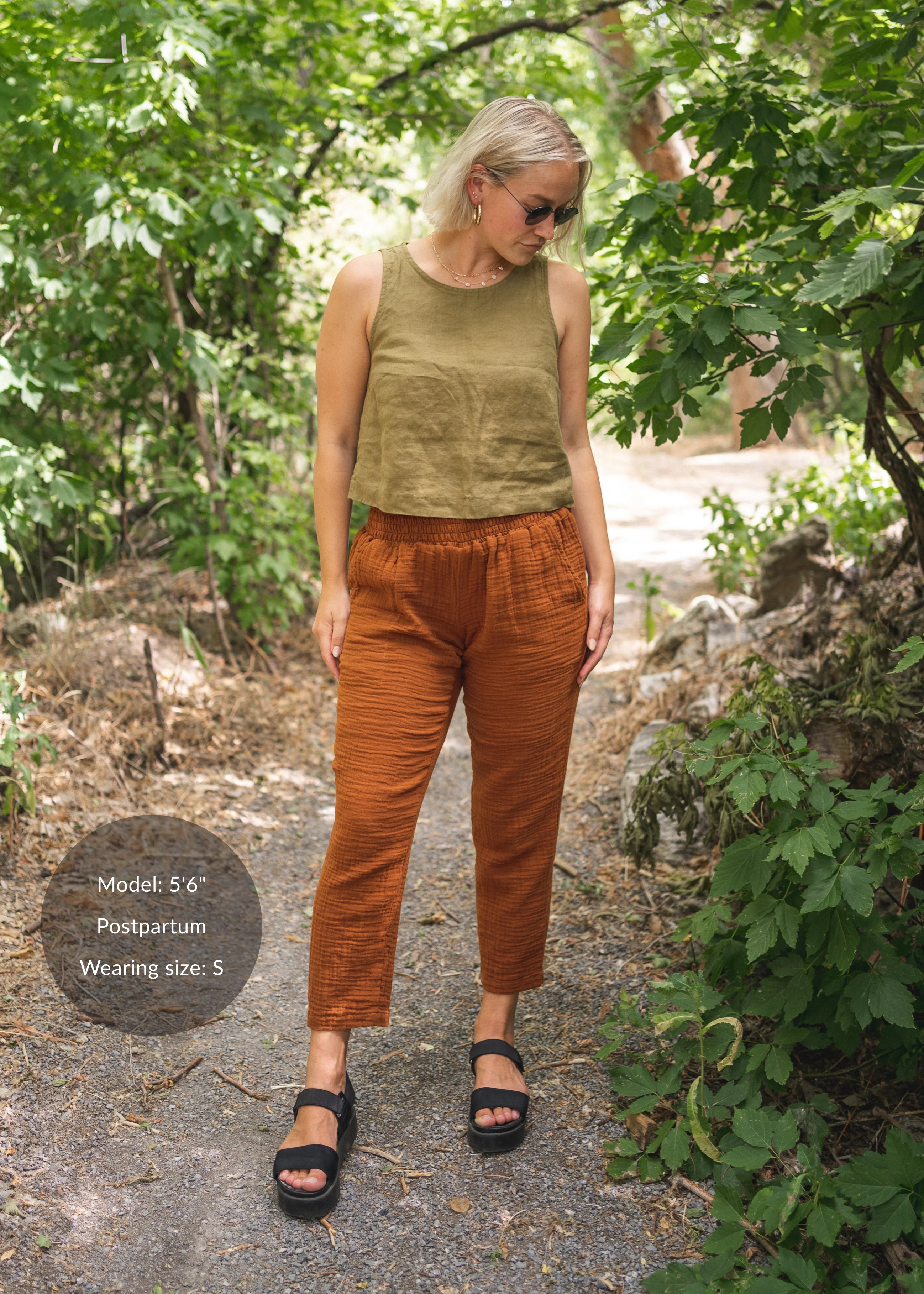 Everyday Breeze Pant in Cotton Gauze - Image 24