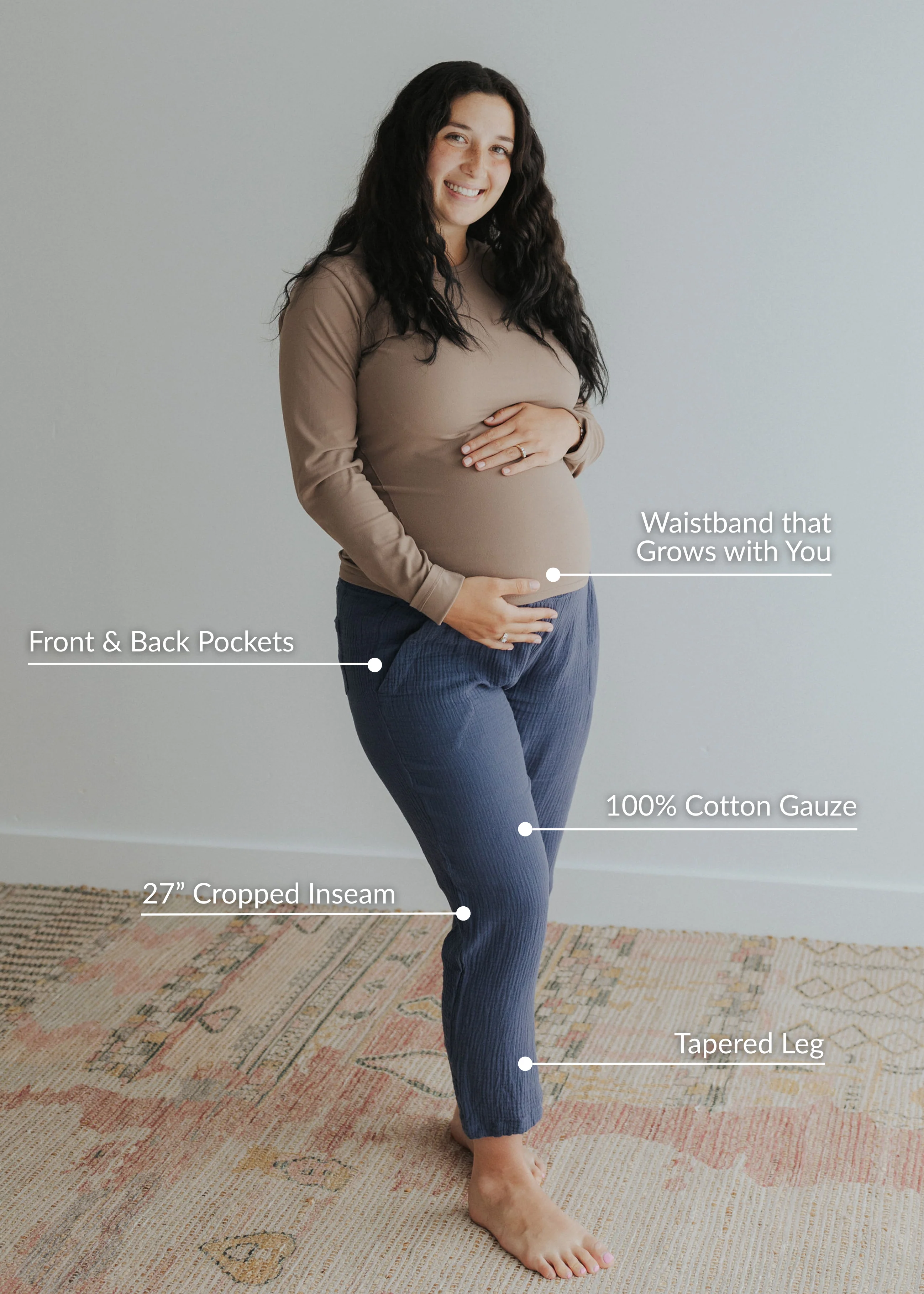 Everyday Breeze Pant in Cotton Gauze - Image 7