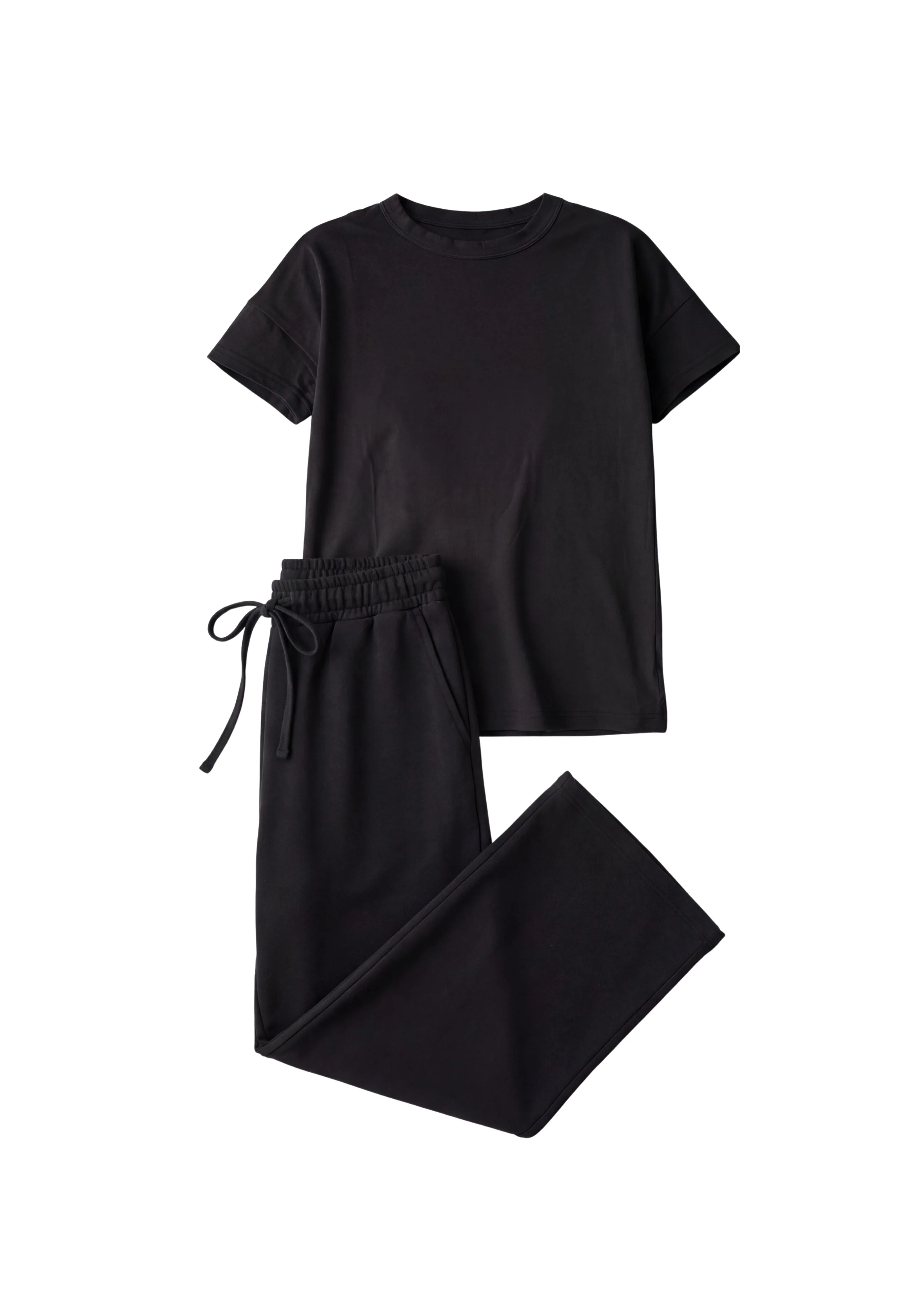 Lounge Pants + Top in Cotton Fleece - Image 4