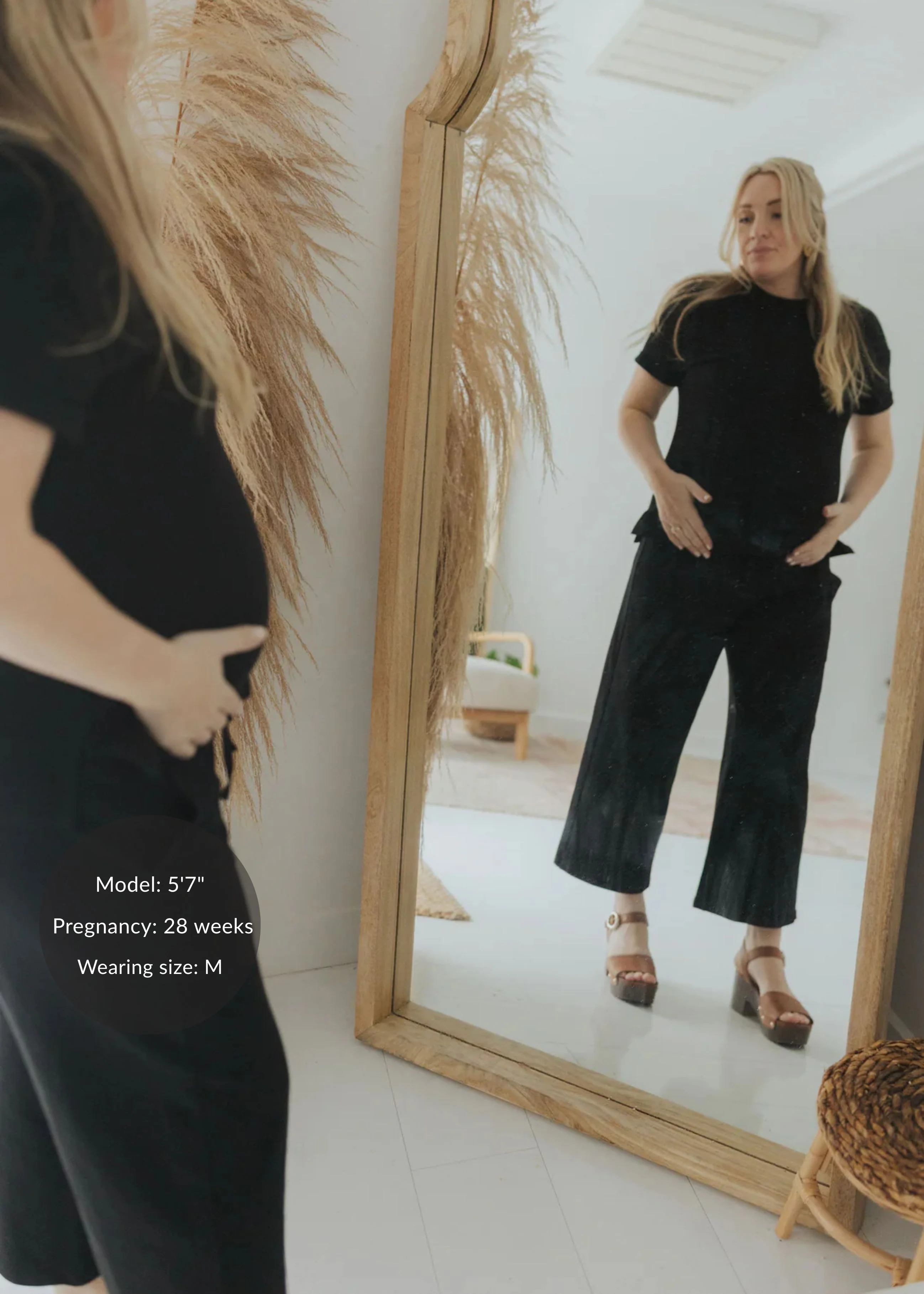 Lounge Pants + Top in Cotton Fleece - Image 5