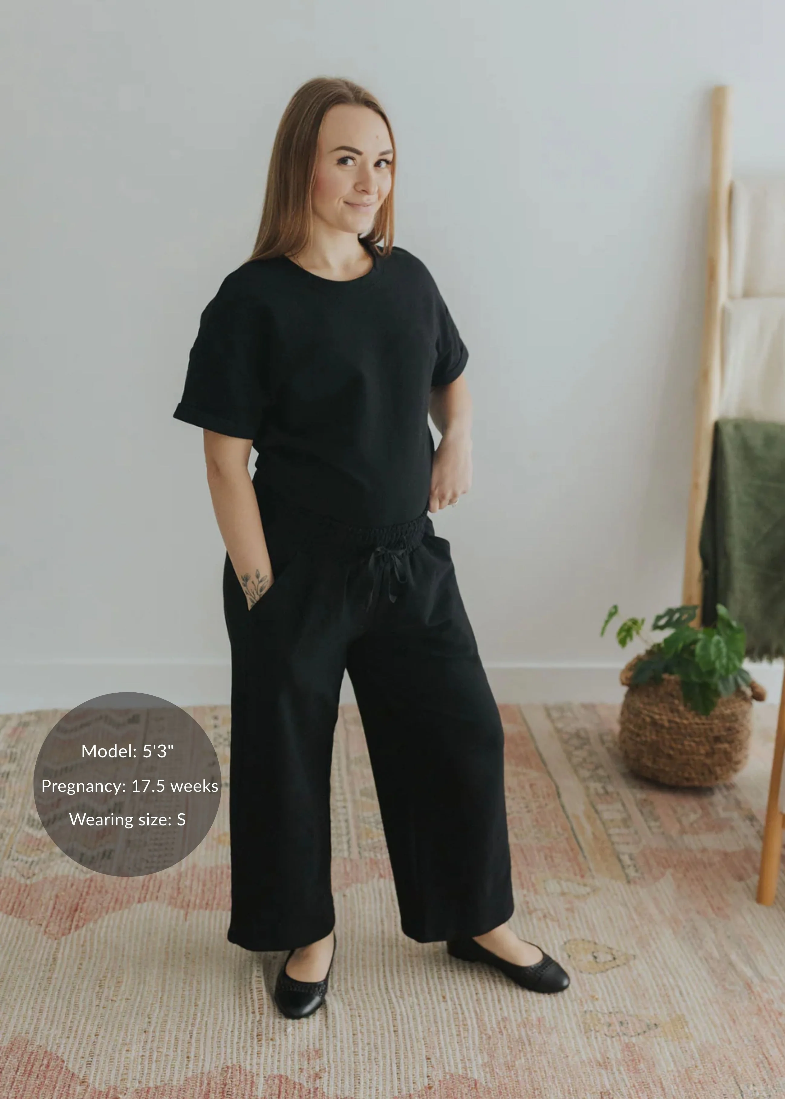 Lounge Pants + Top in Cotton Fleece - Image 6