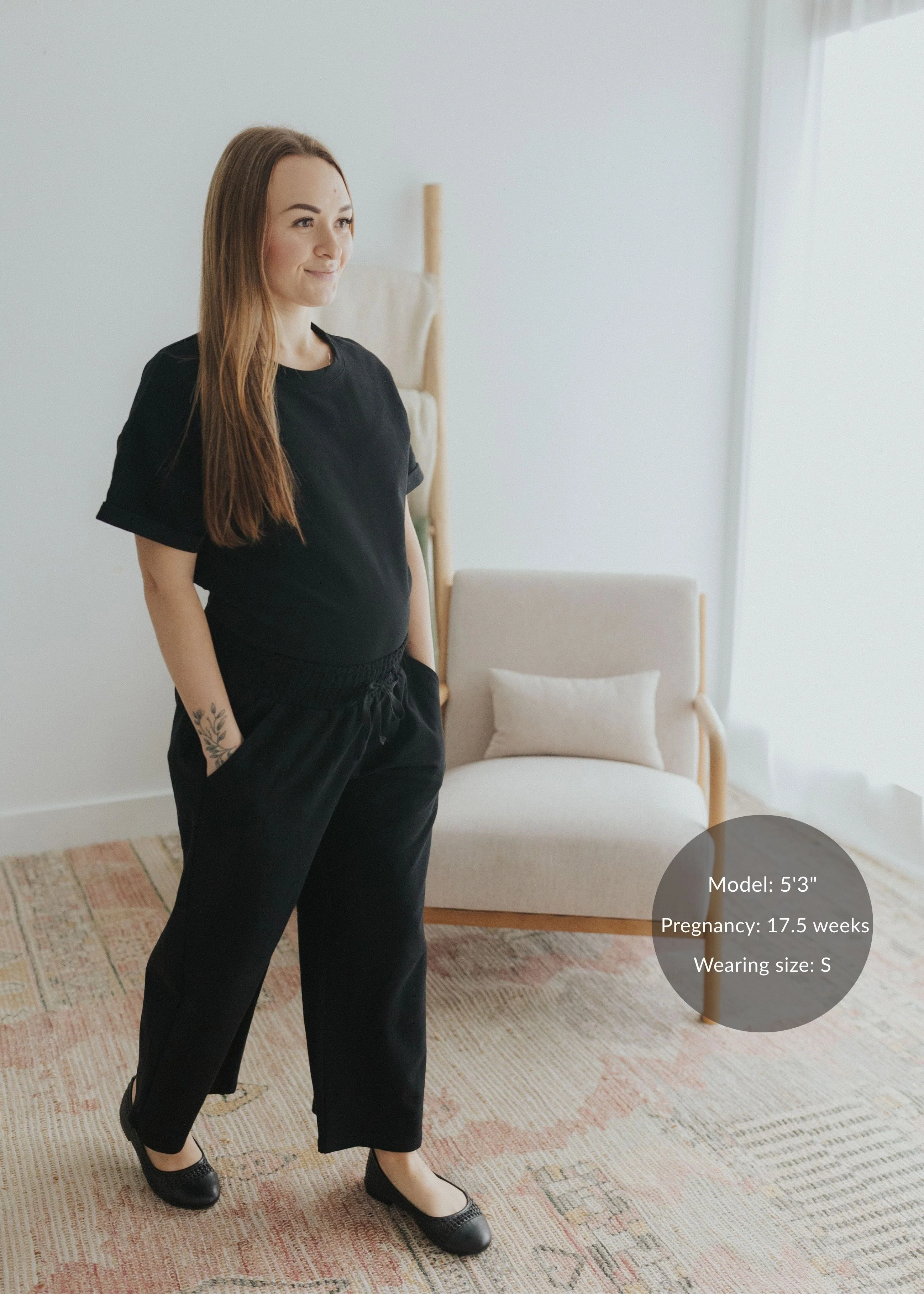 Lounge Pants + Top in Cotton Fleece - Image 8