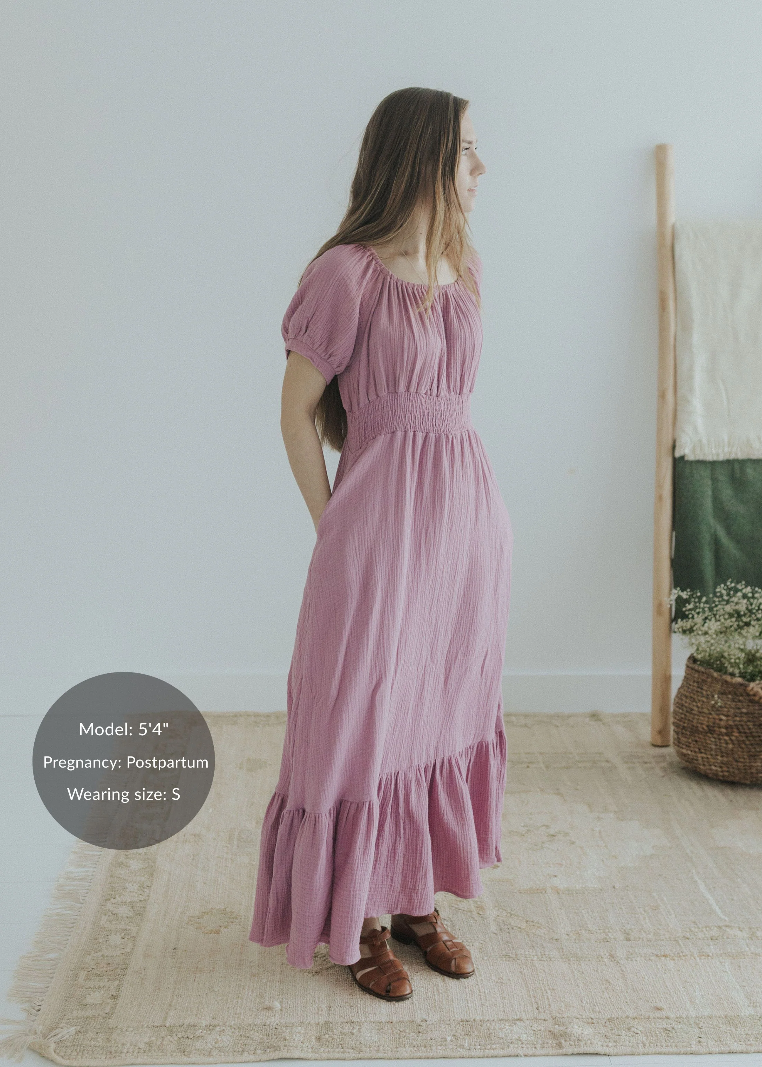 Ella Dress in Cotton Gauze - Image 3