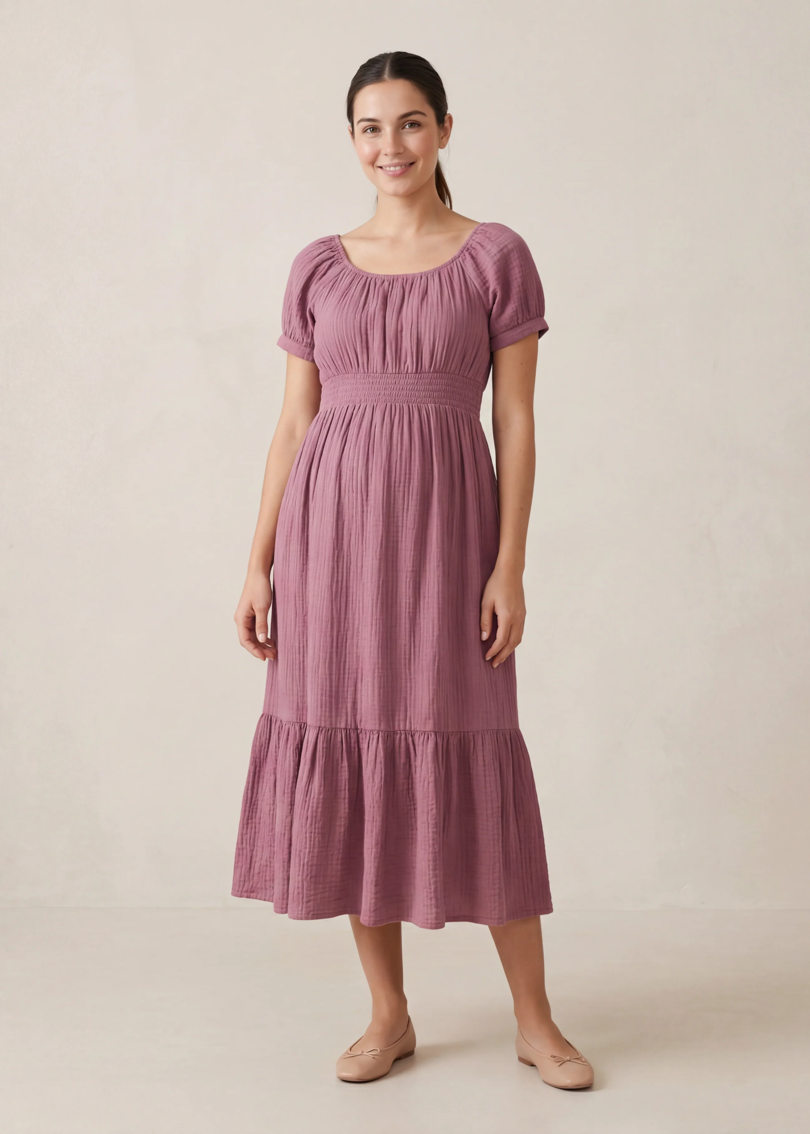 Ella Dress in Cotton Gauze - Image 7