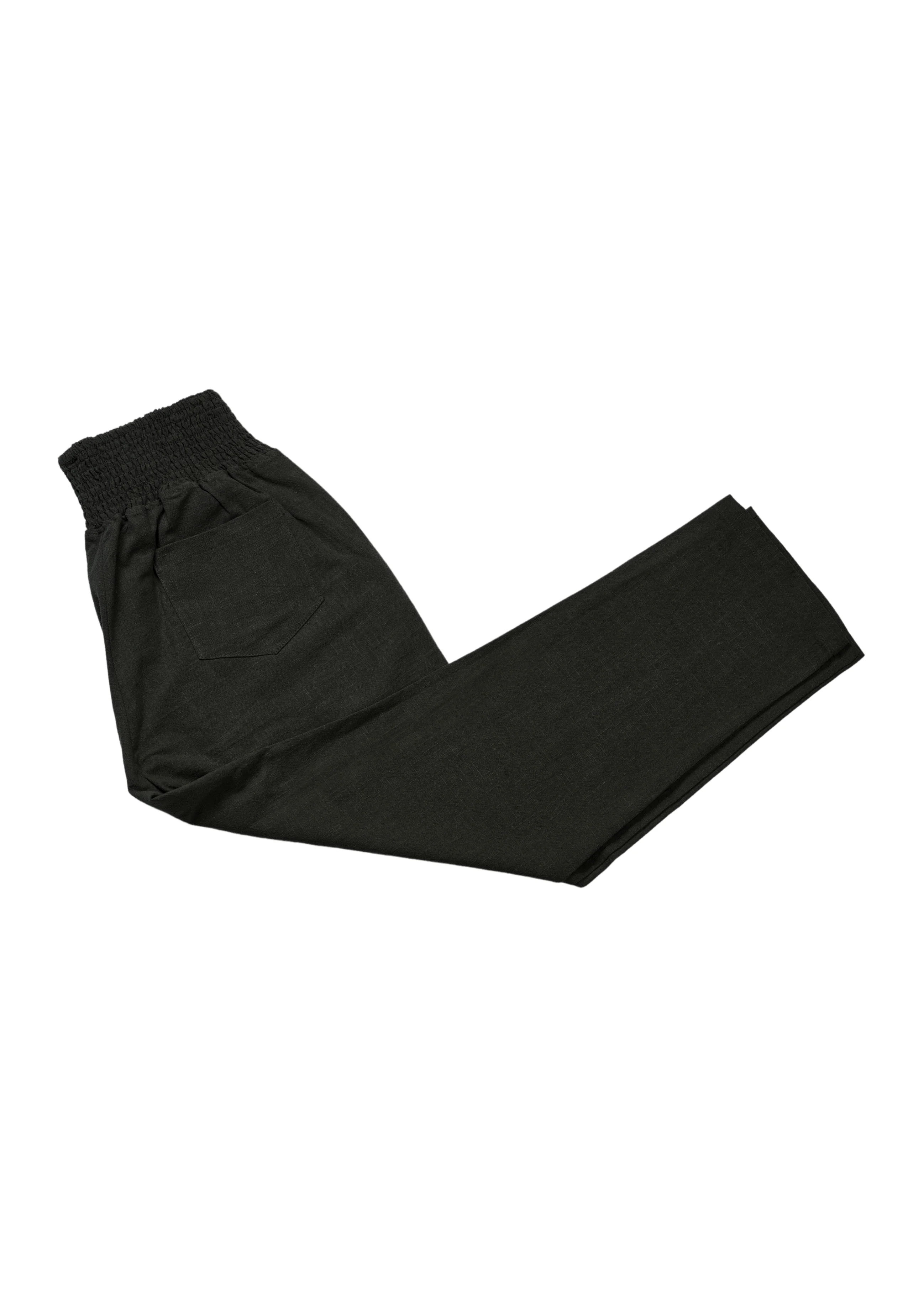 Everyday Smocked Linen Pant - Extended Inseam - Image 10
