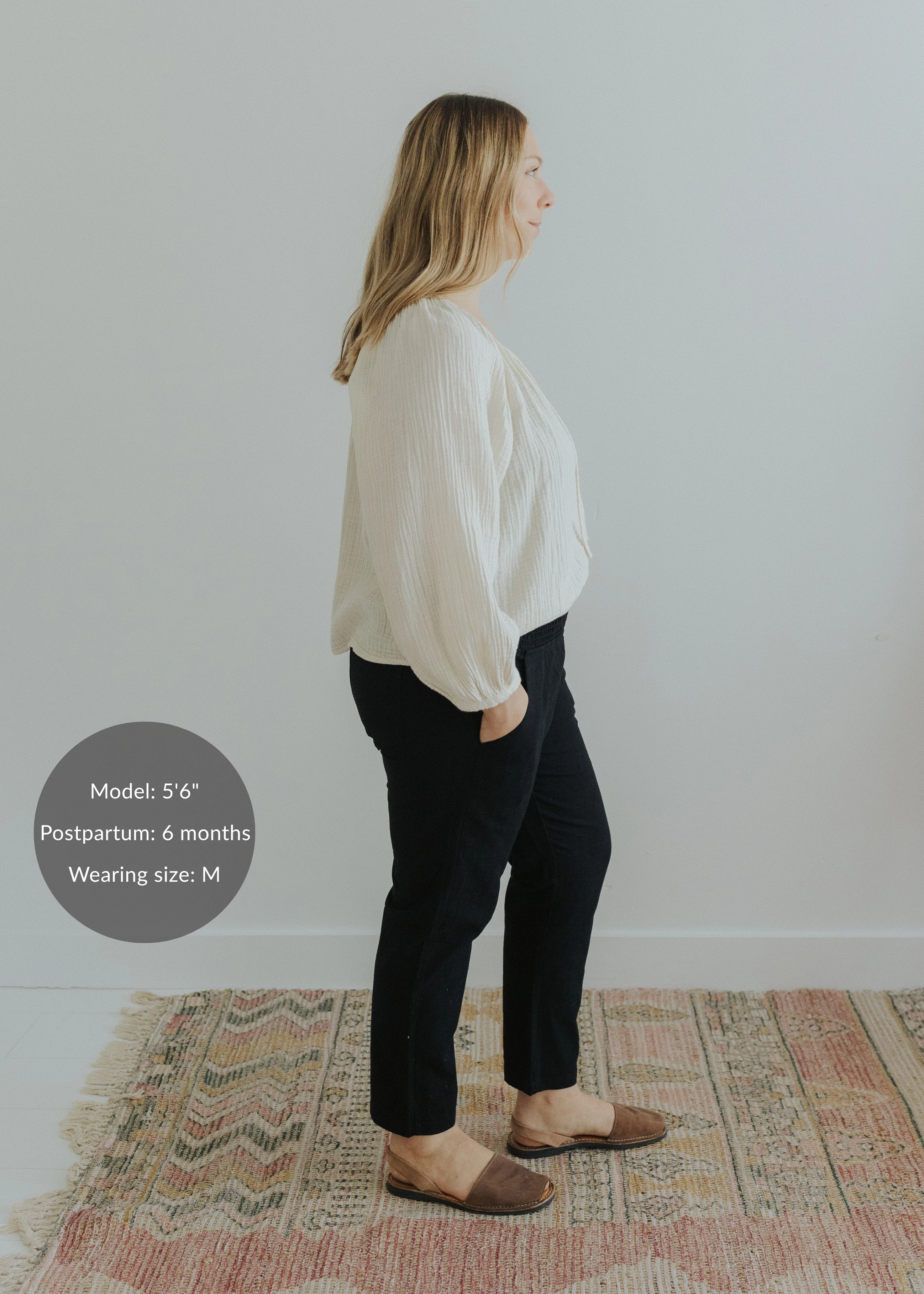 Everyday Transitional Smocked Linen Pant - Image 19