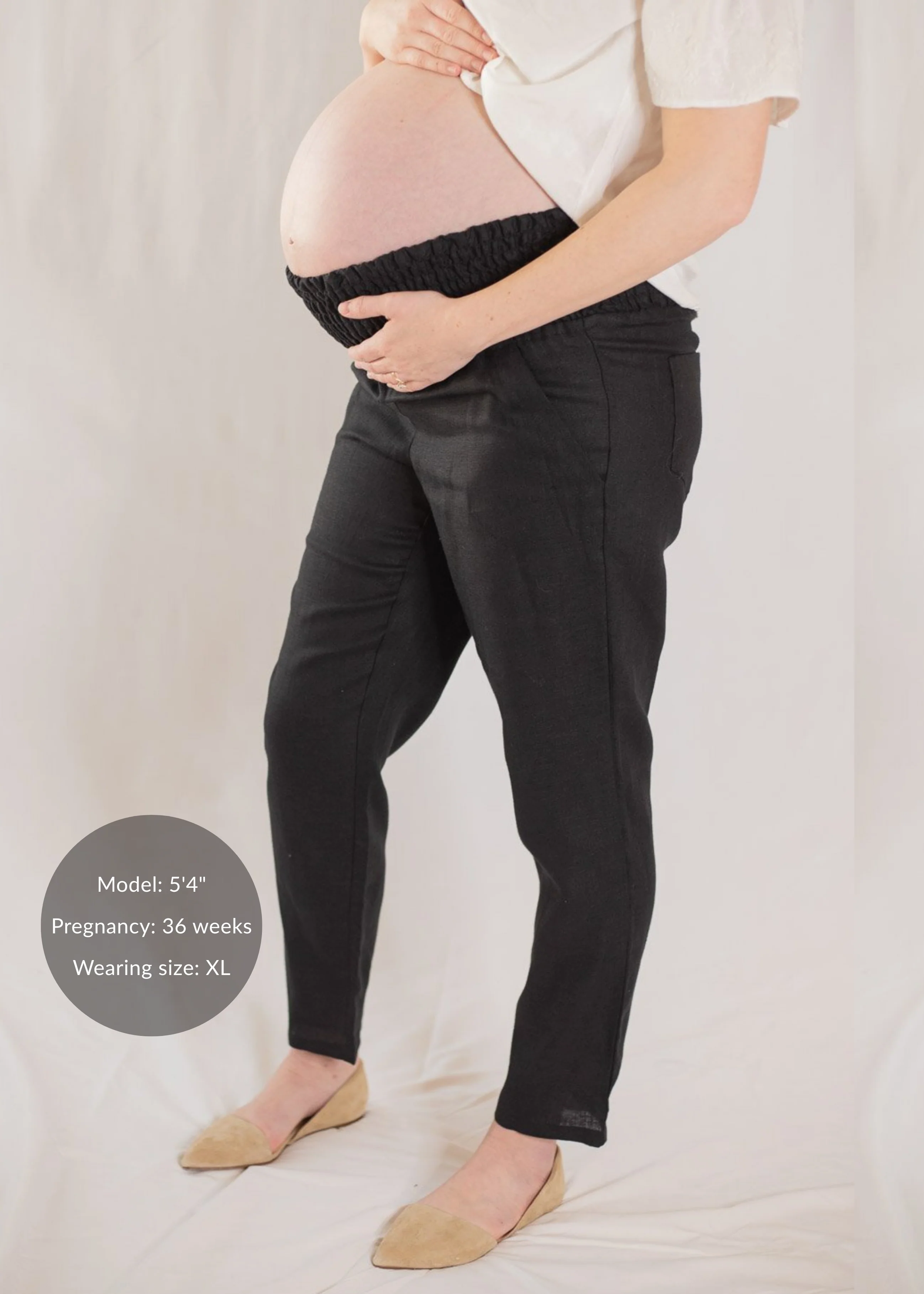 Everyday Transitional Smocked Linen Pant - Image 25