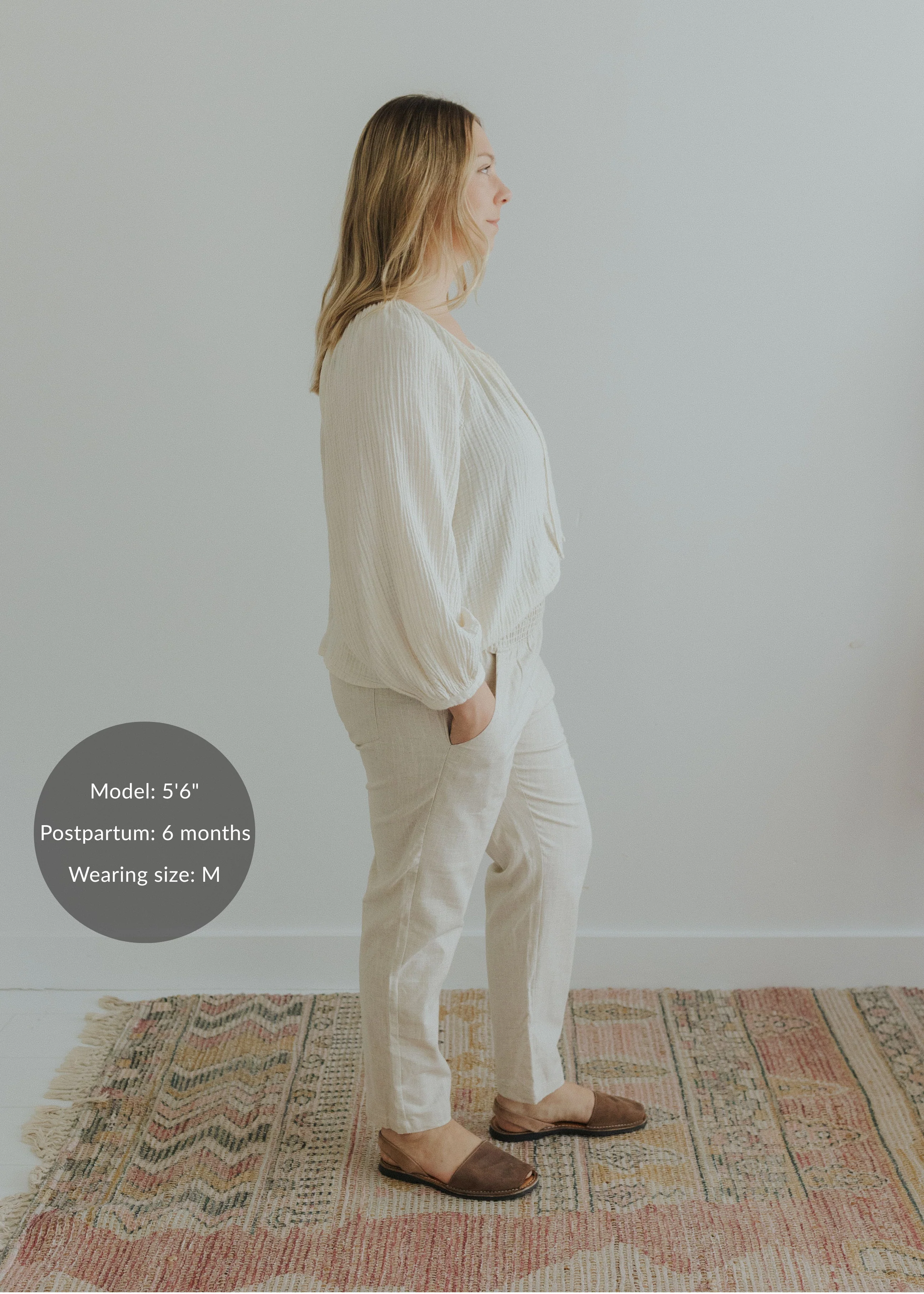 Everyday Transitional Smocked Linen Pant - Image 33