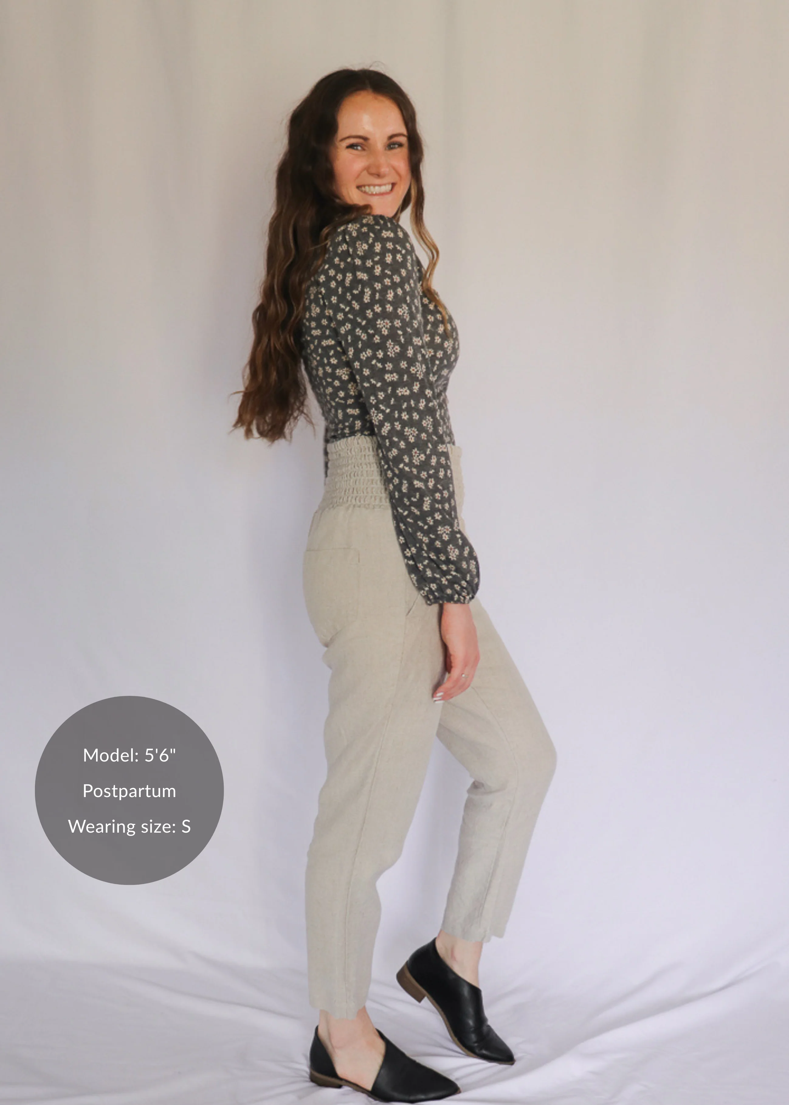 Everyday Transitional Smocked Linen Pant - Image 36