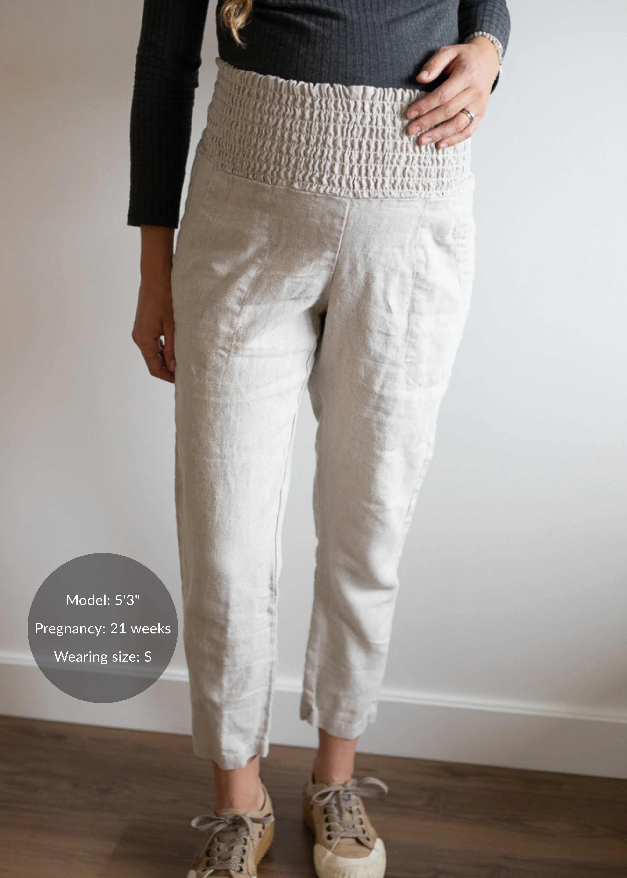 Everyday Transitional Smocked Linen Pant - Image 37