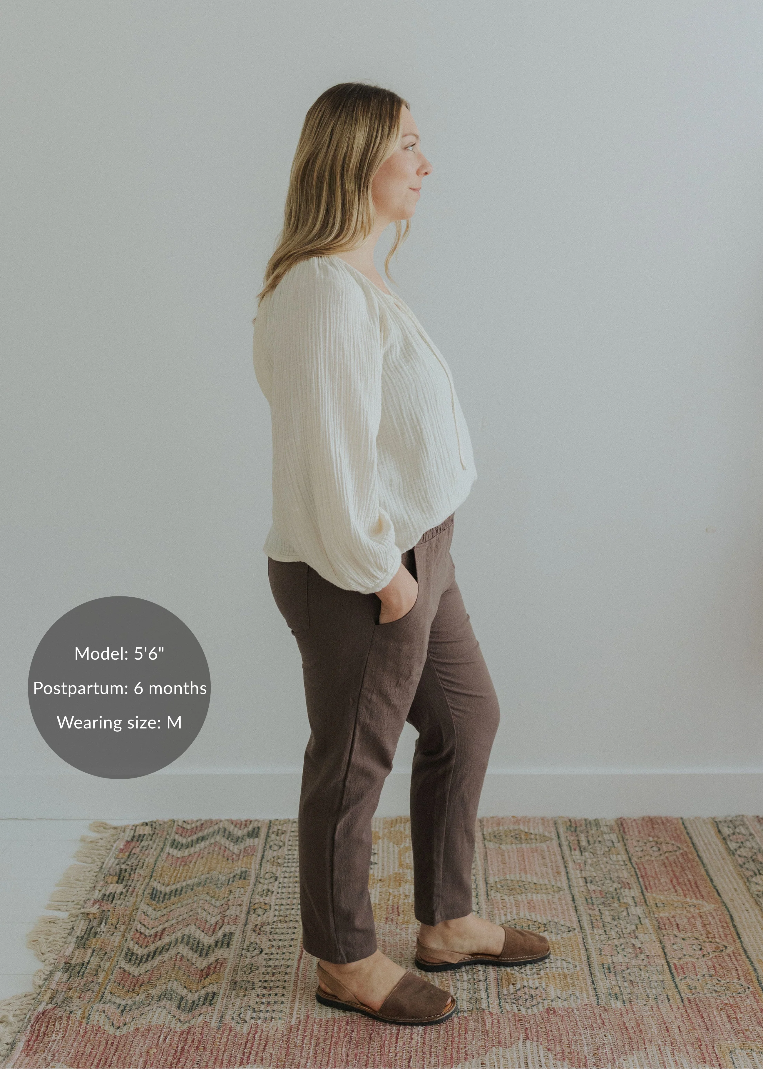 Everyday Transitional Smocked Linen Pant - Image 47