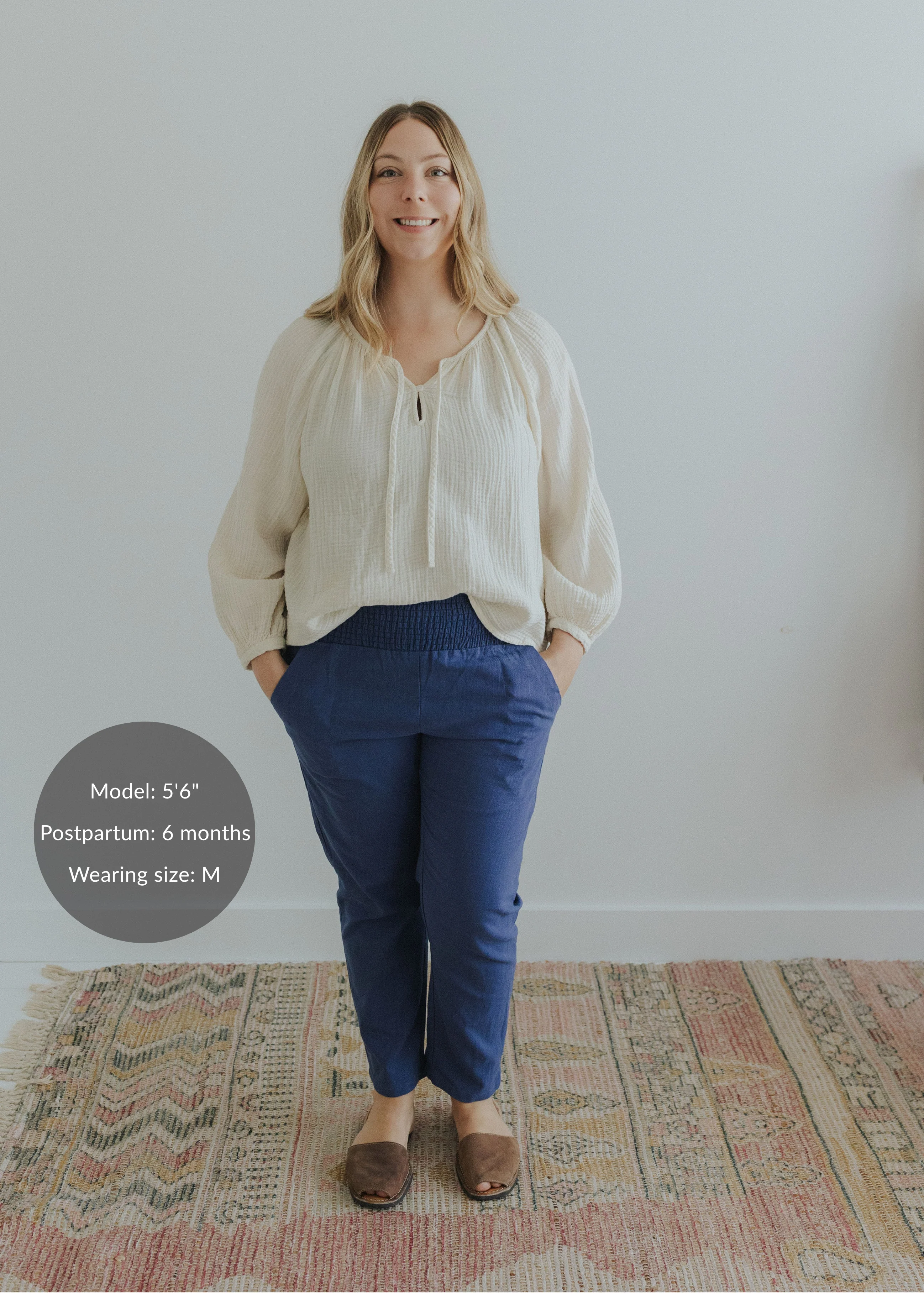 Everyday Transitional Smocked Linen Pant - Image 53