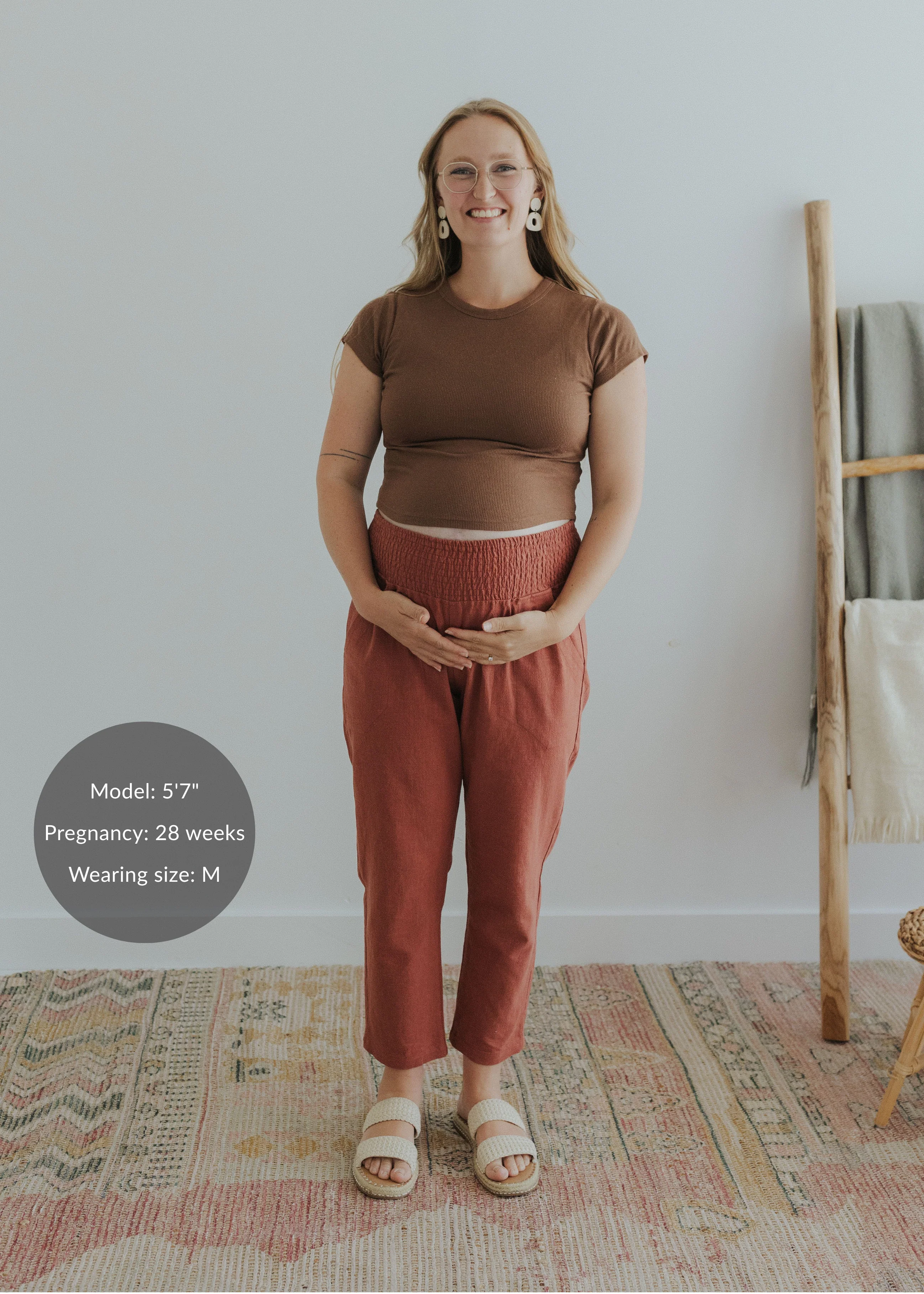 Everyday Transitional Smocked Linen Pant - Image 62