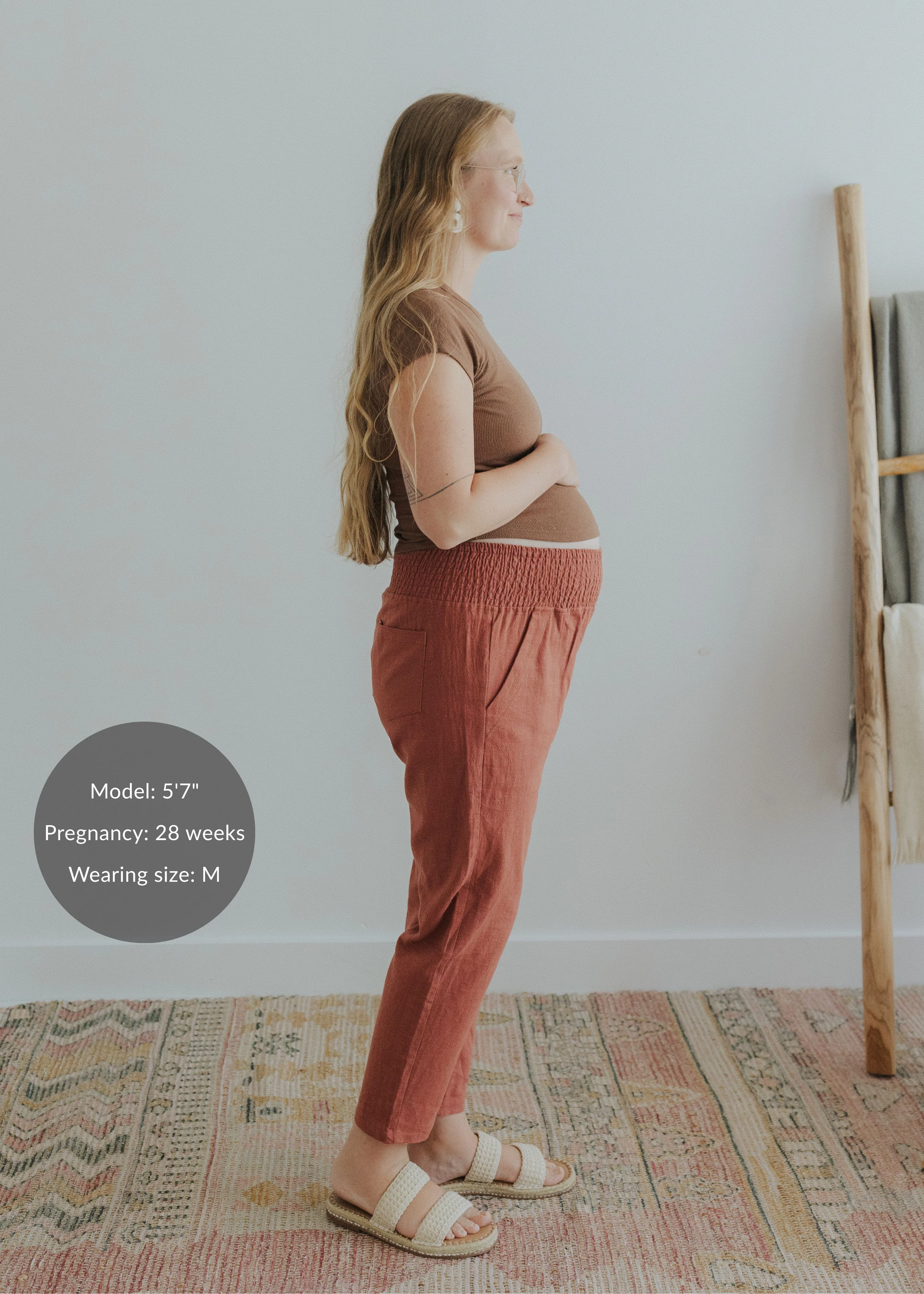 Everyday Transitional Smocked Linen Pant - Image 63