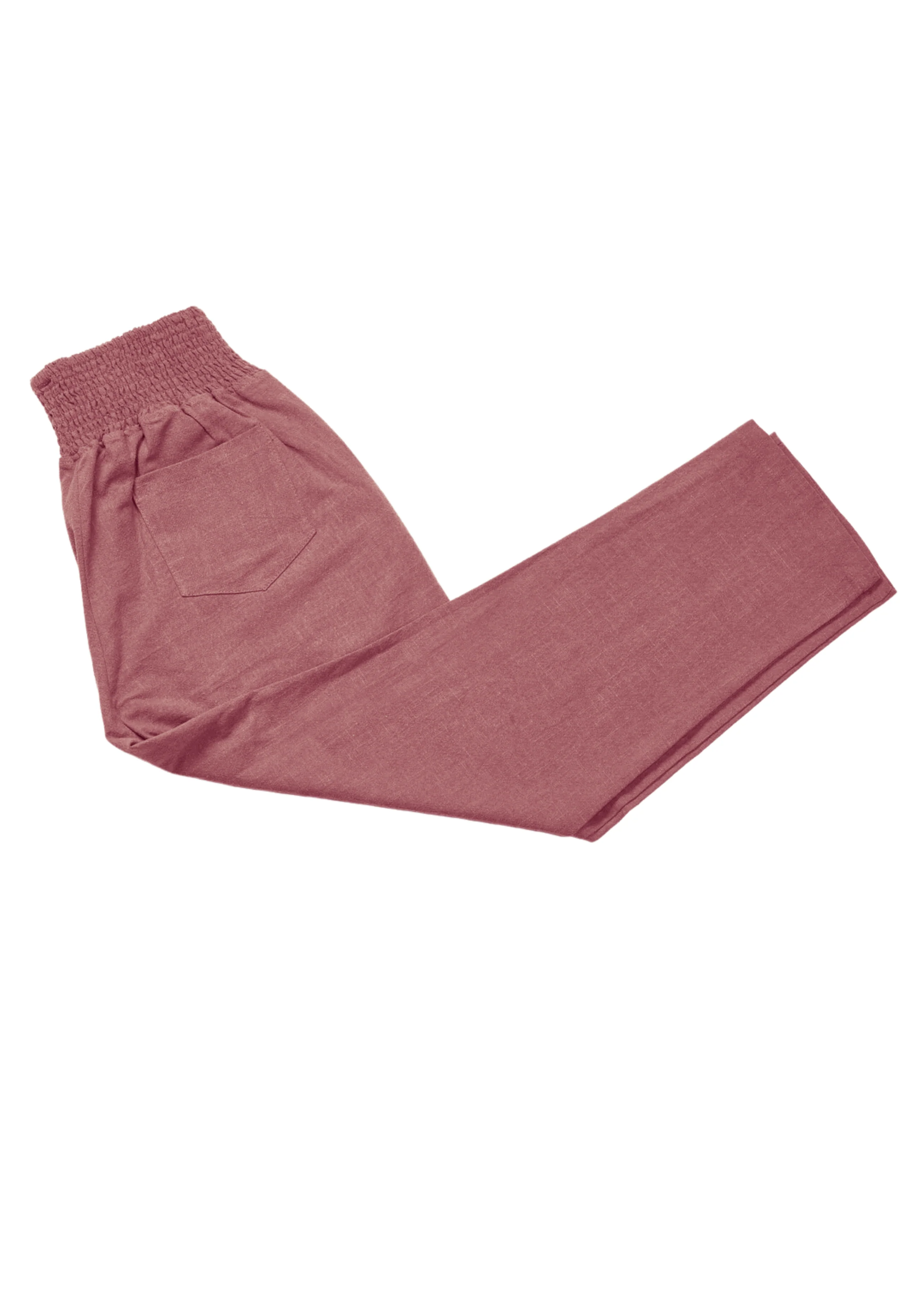 Everyday Transitional Smocked Linen Pant - Image 75