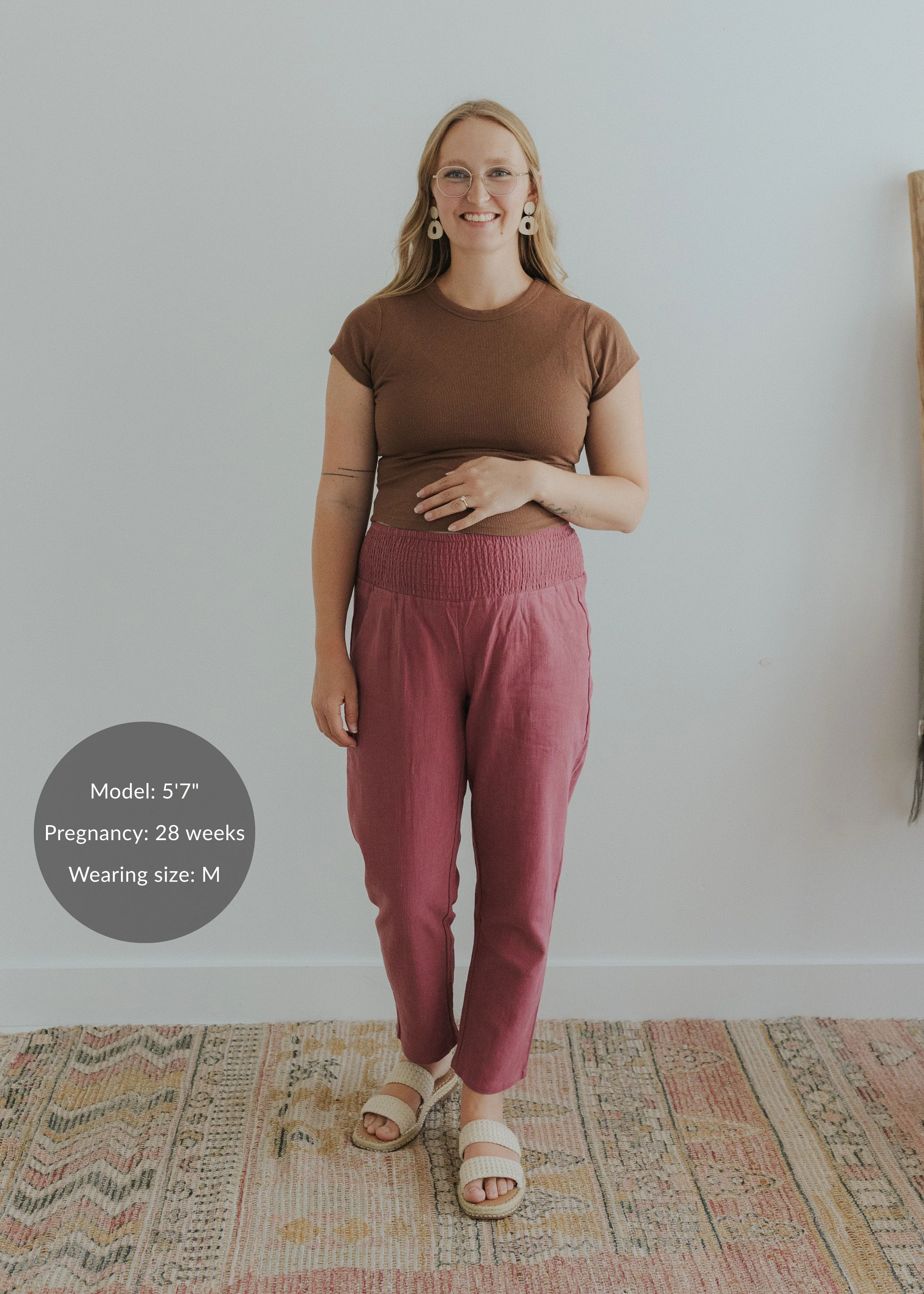 Everyday Transitional Smocked Linen Pant - Image 76