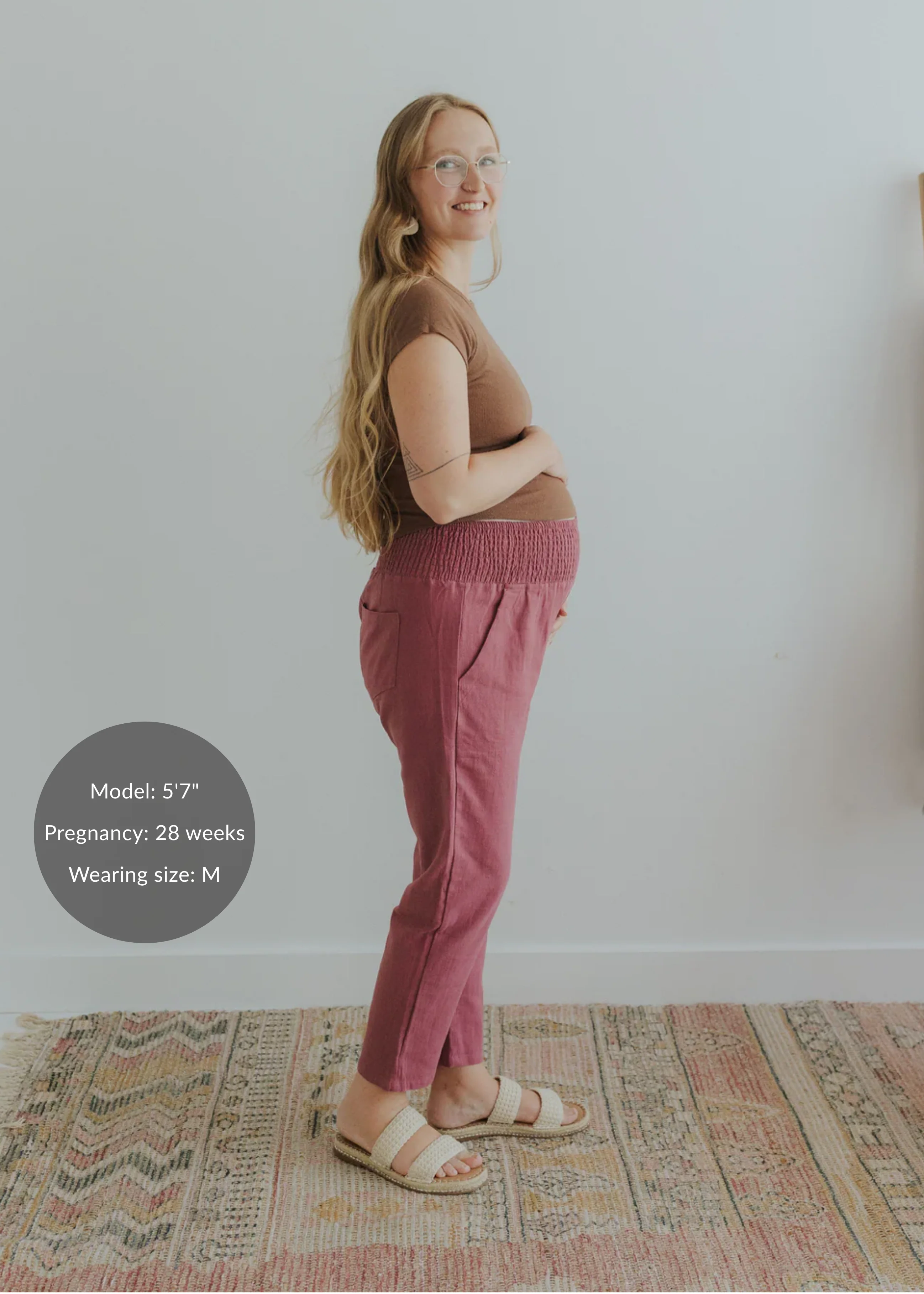 Everyday Transitional Smocked Linen Pant - Image 77