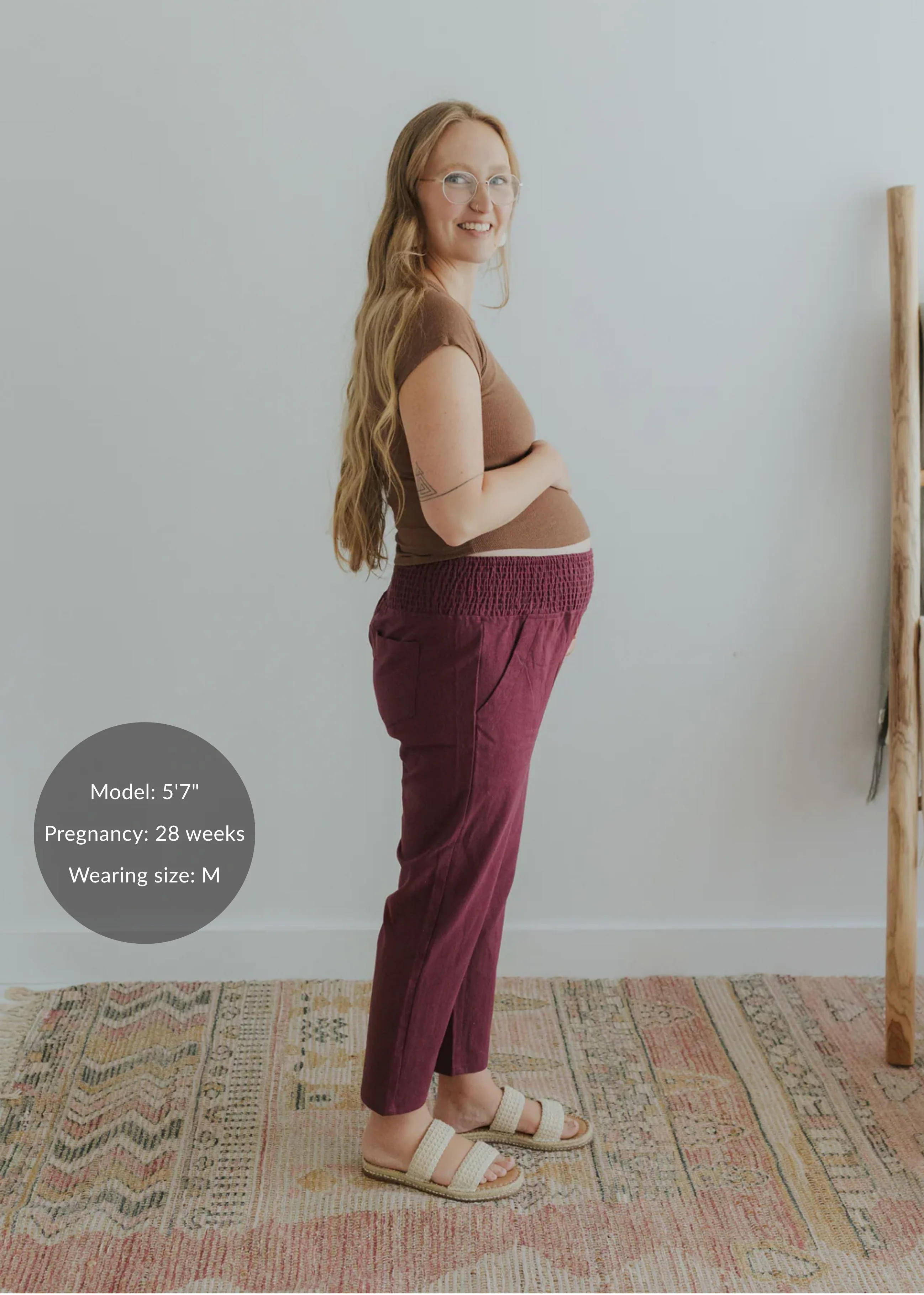 Everyday Transitional Smocked Linen Pant - Image 84