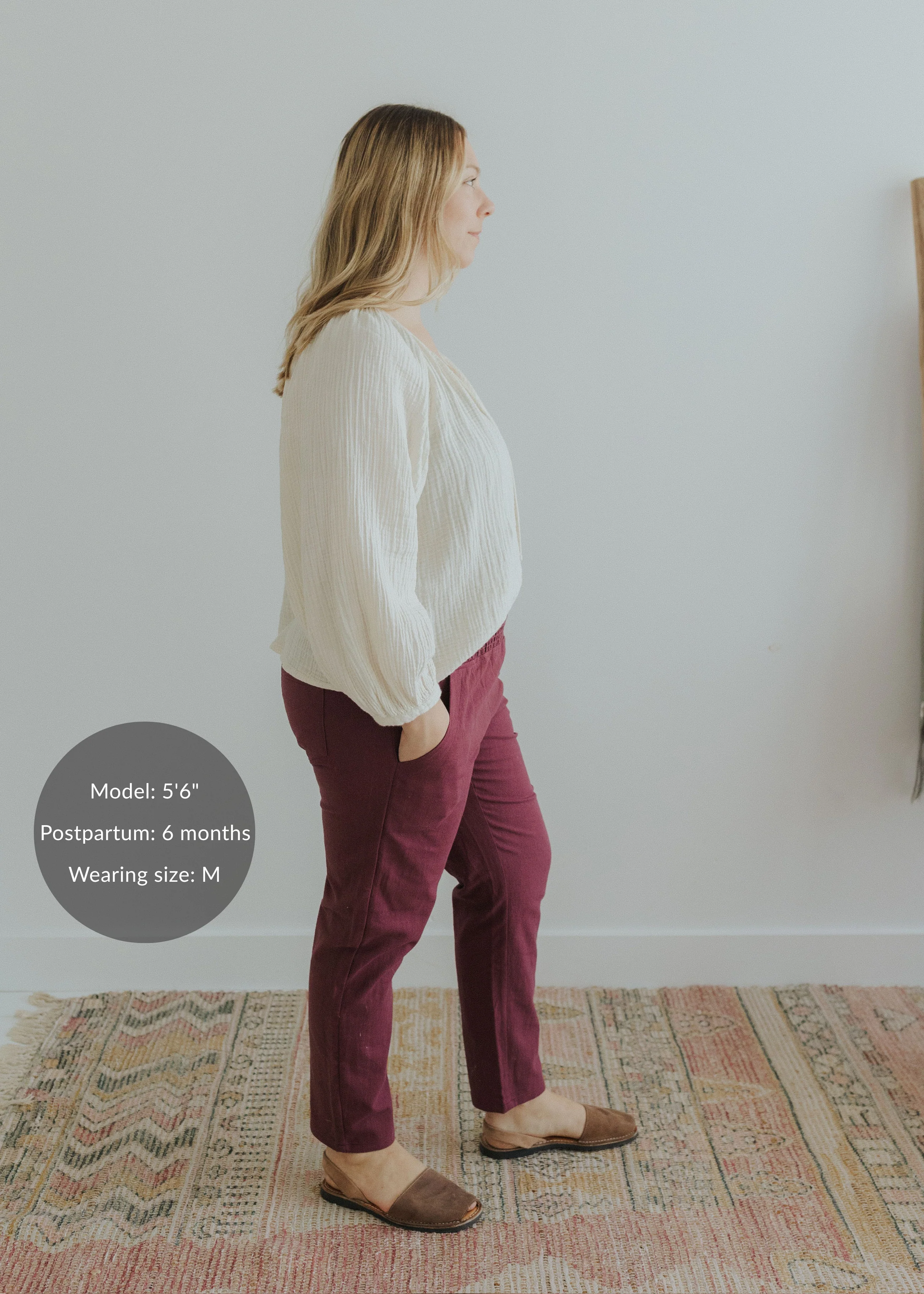 Everyday Transitional Smocked Linen Pant - Image 87