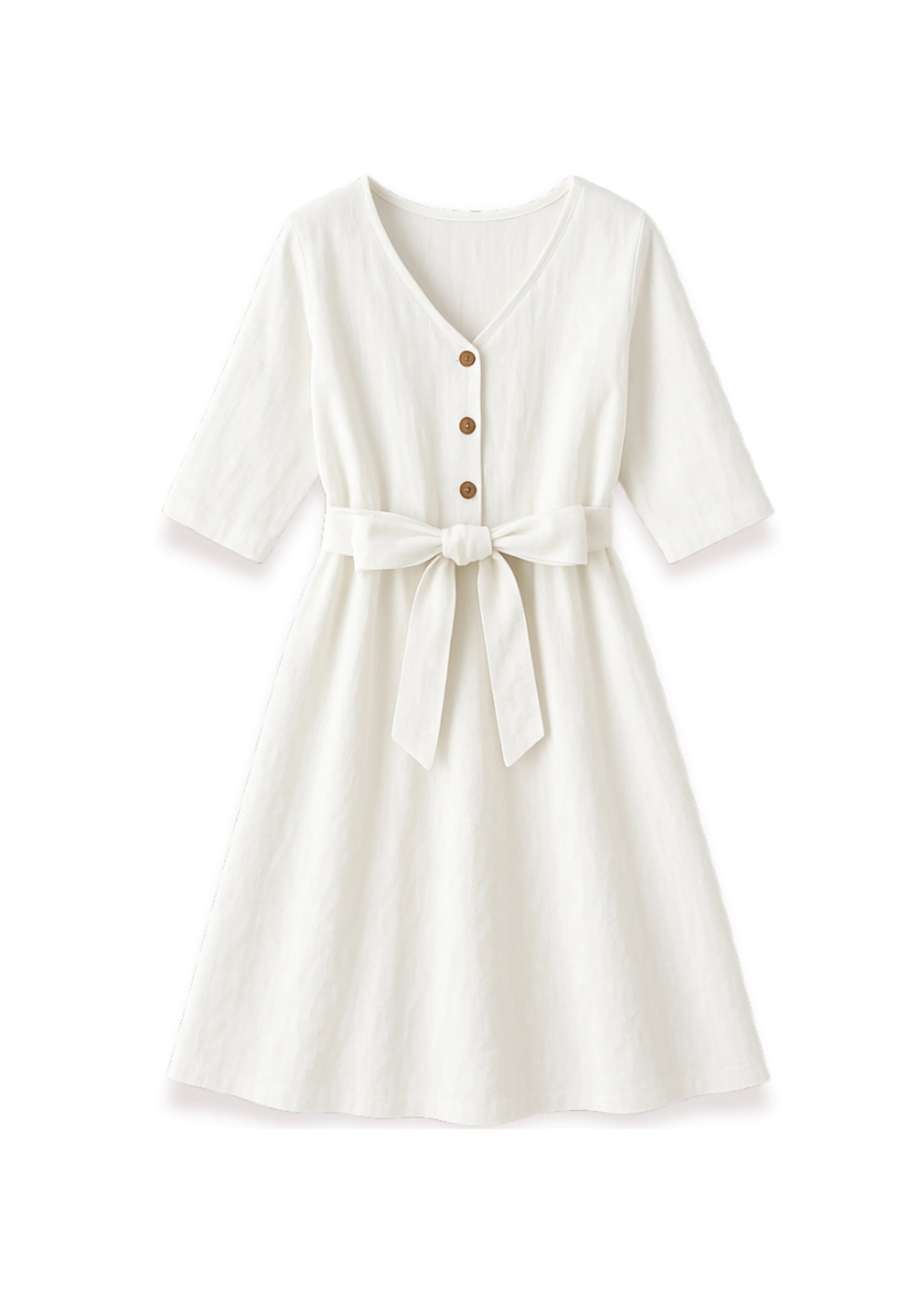 Faye Dress in Linen - Image 31