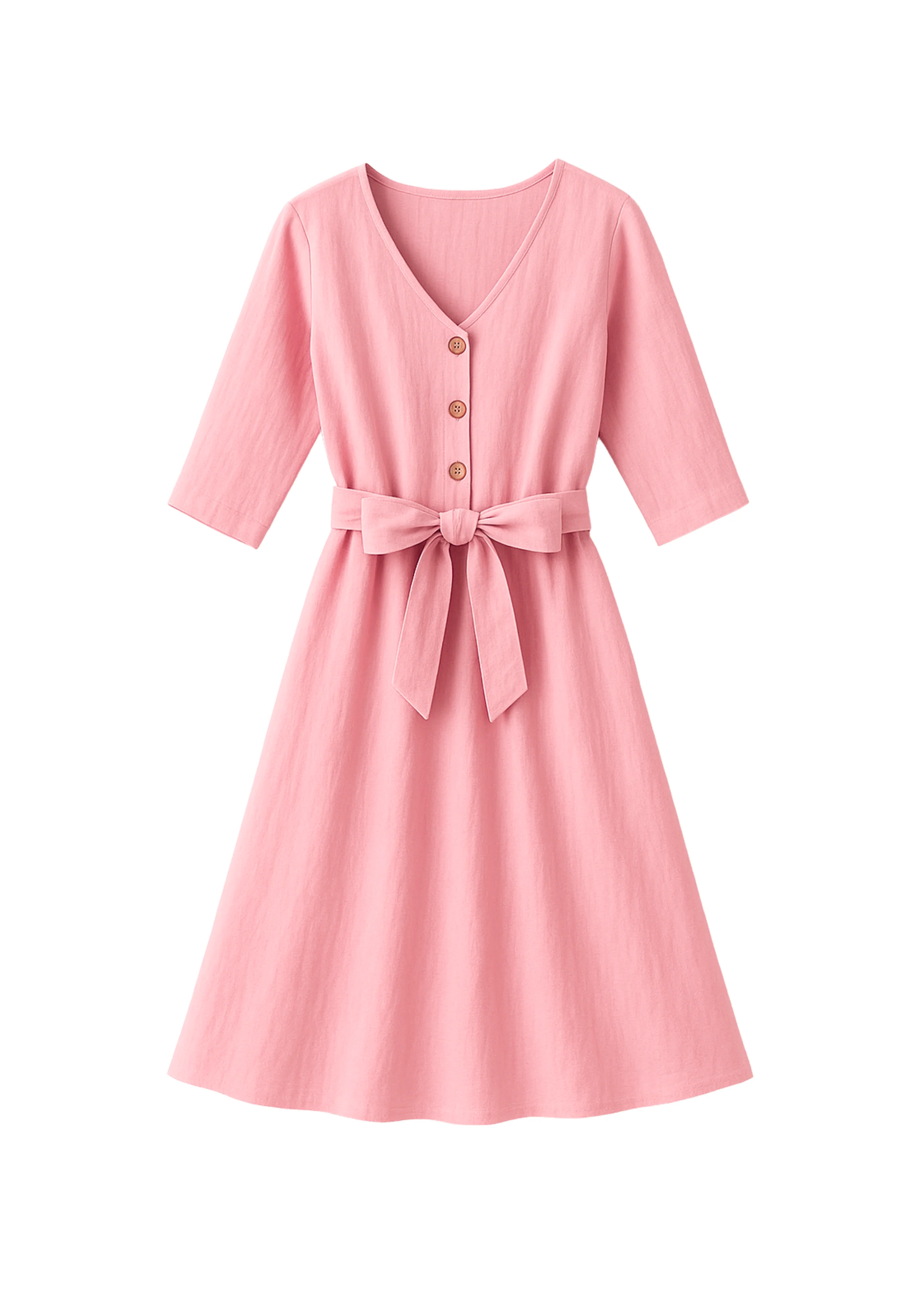 Faye Dress in Linen - Image 42