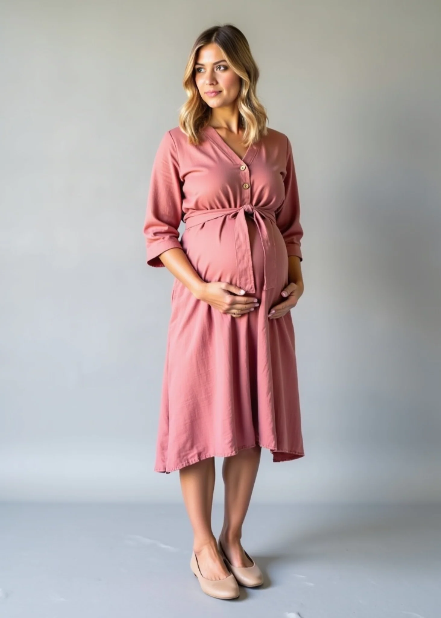 Faye Dress in Linen - Image 45