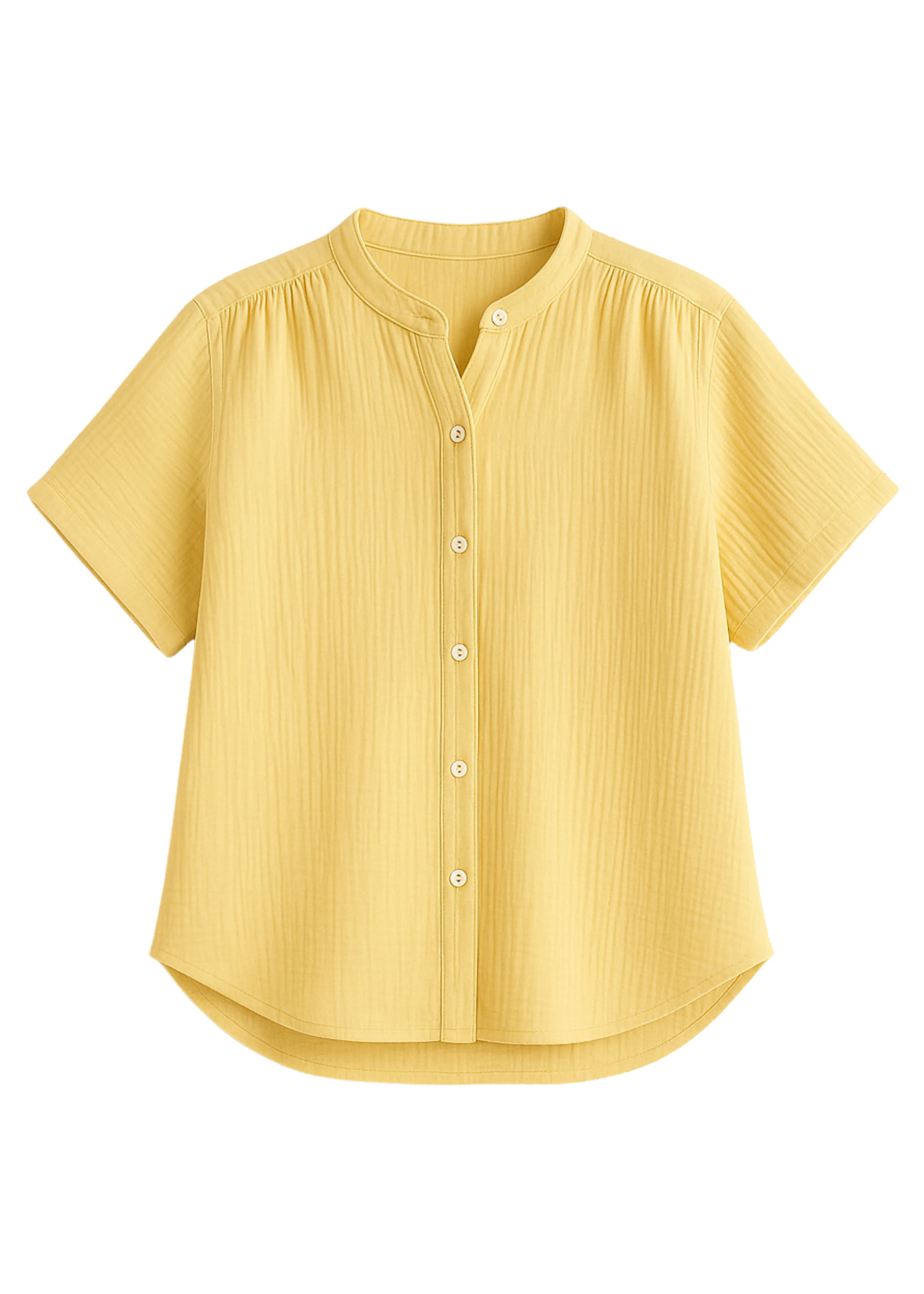 Button Down Top in Cotton Gauze - Image 14