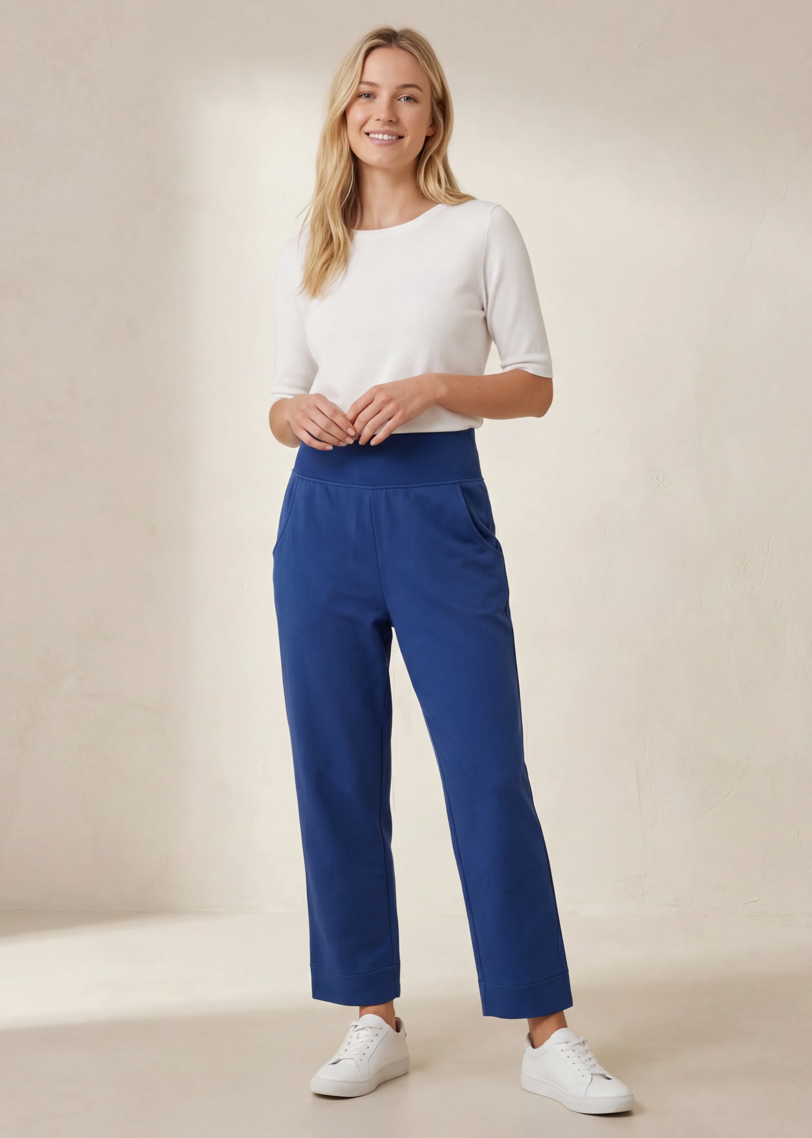 Knit Sweater Pant In Cotton Viscose - Image 3