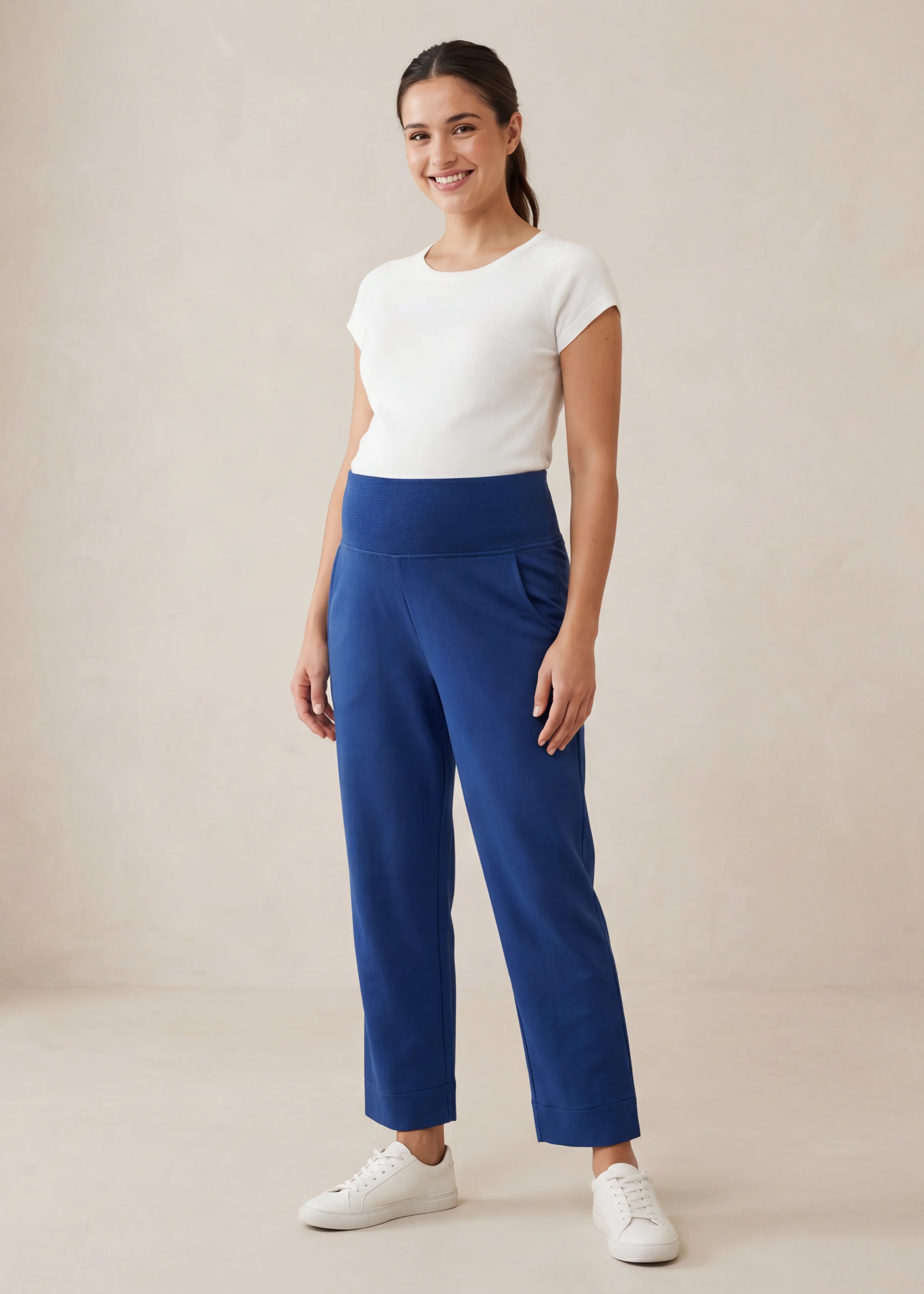 Knit Sweater Pant In Cotton Viscose - Image 4