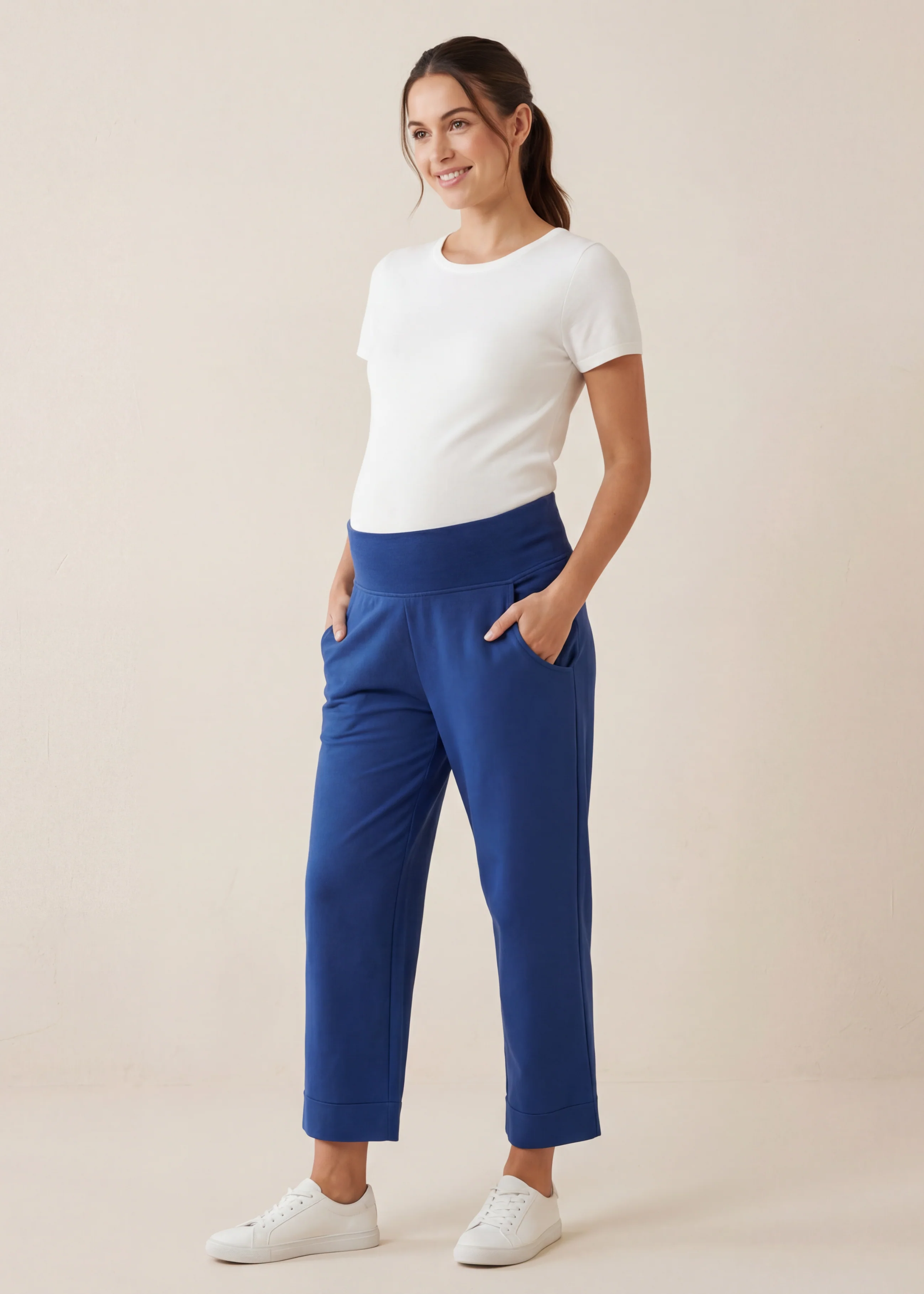Knit Sweater Pant In Cotton Viscose - Image 5