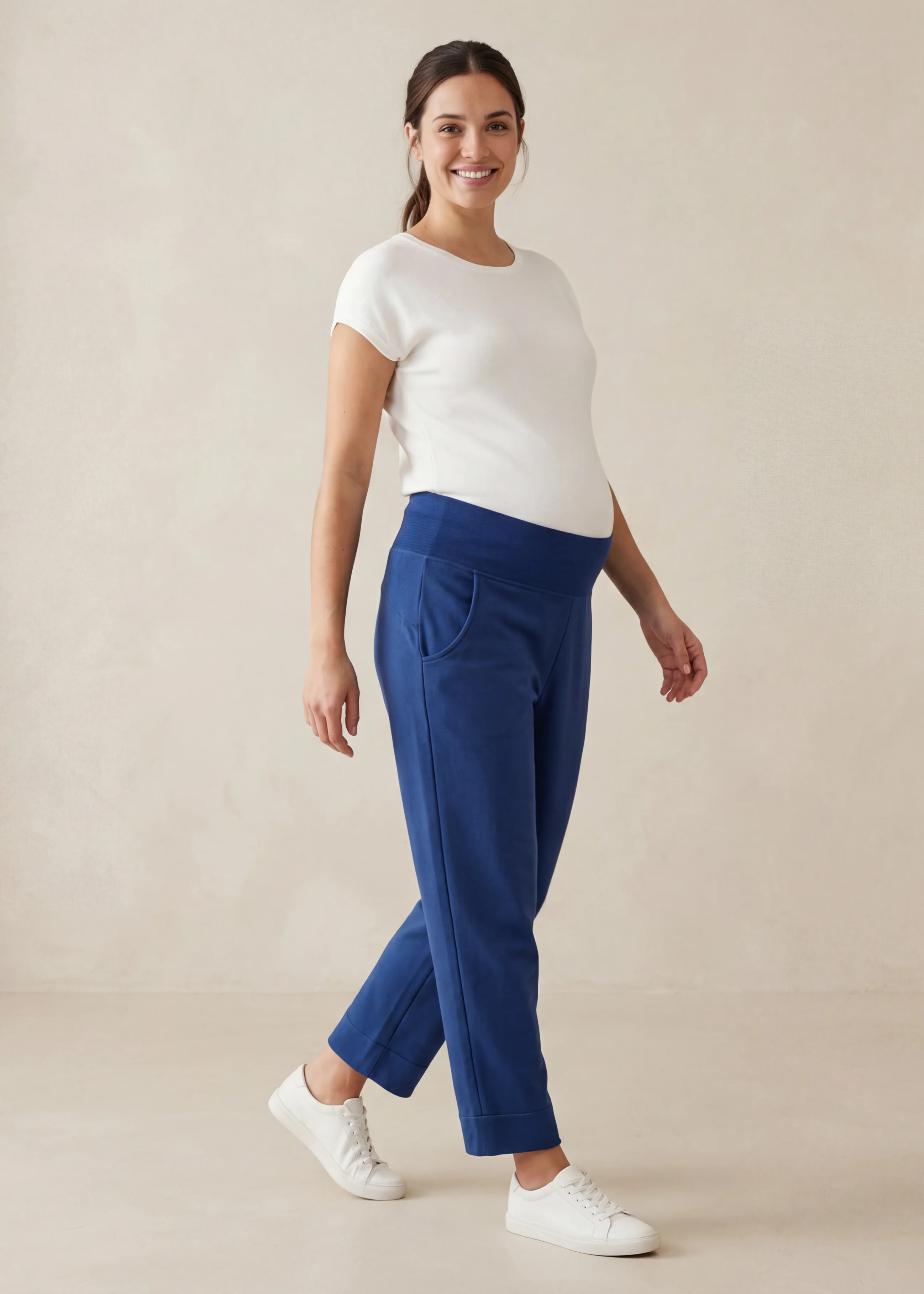 Knit Sweater Pant In Cotton Viscose - Image 6