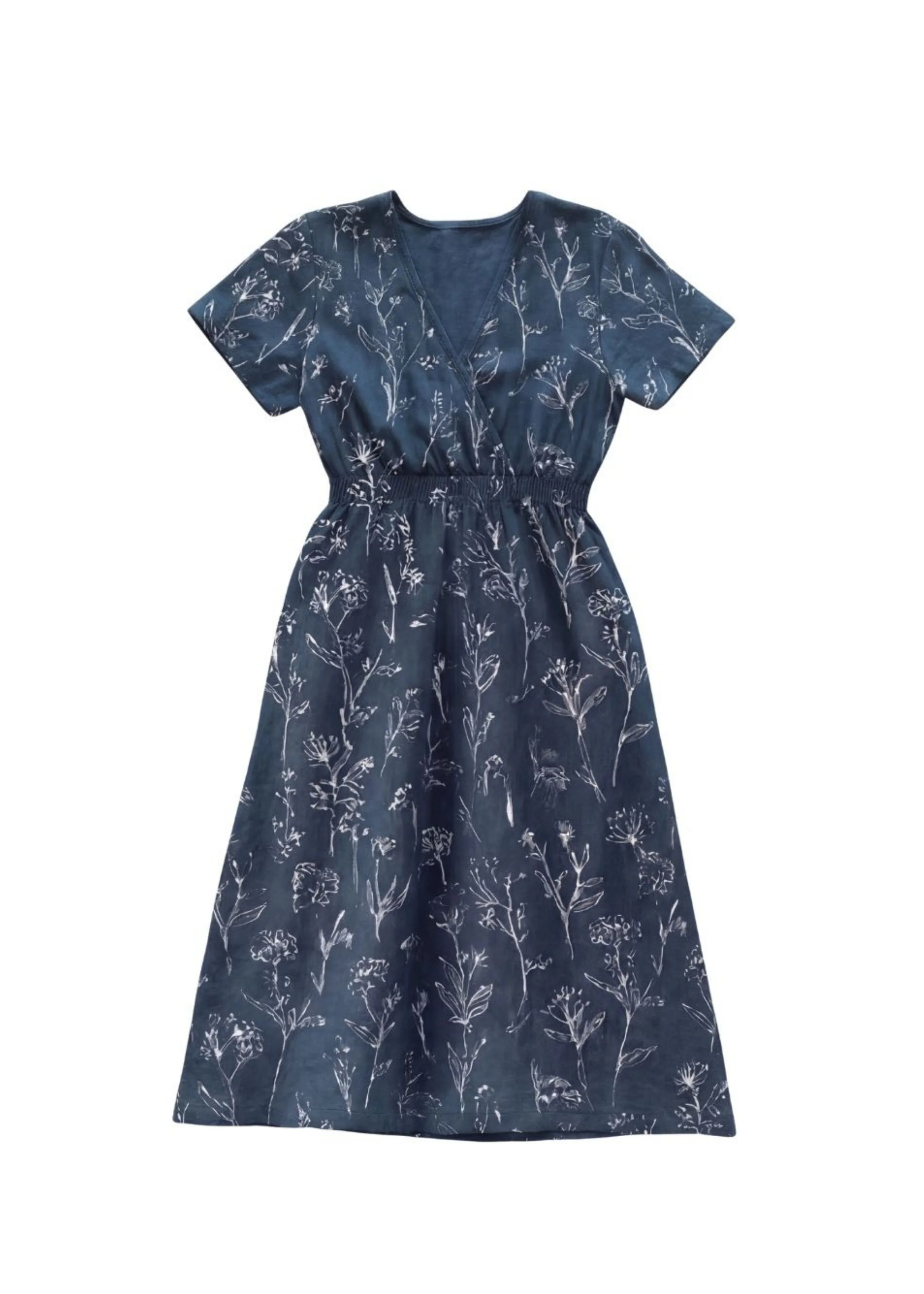 Meghan Wrap Dress in Cotton - Image 3