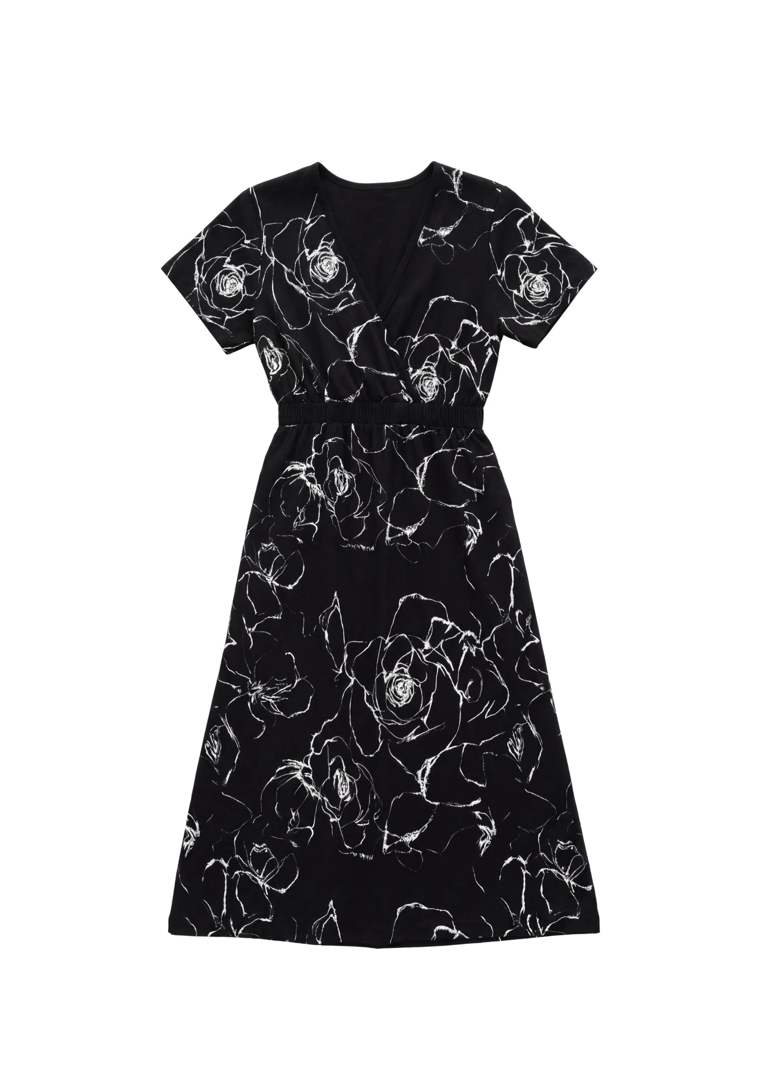 Meghan Wrap Dress in Cotton - Image 5