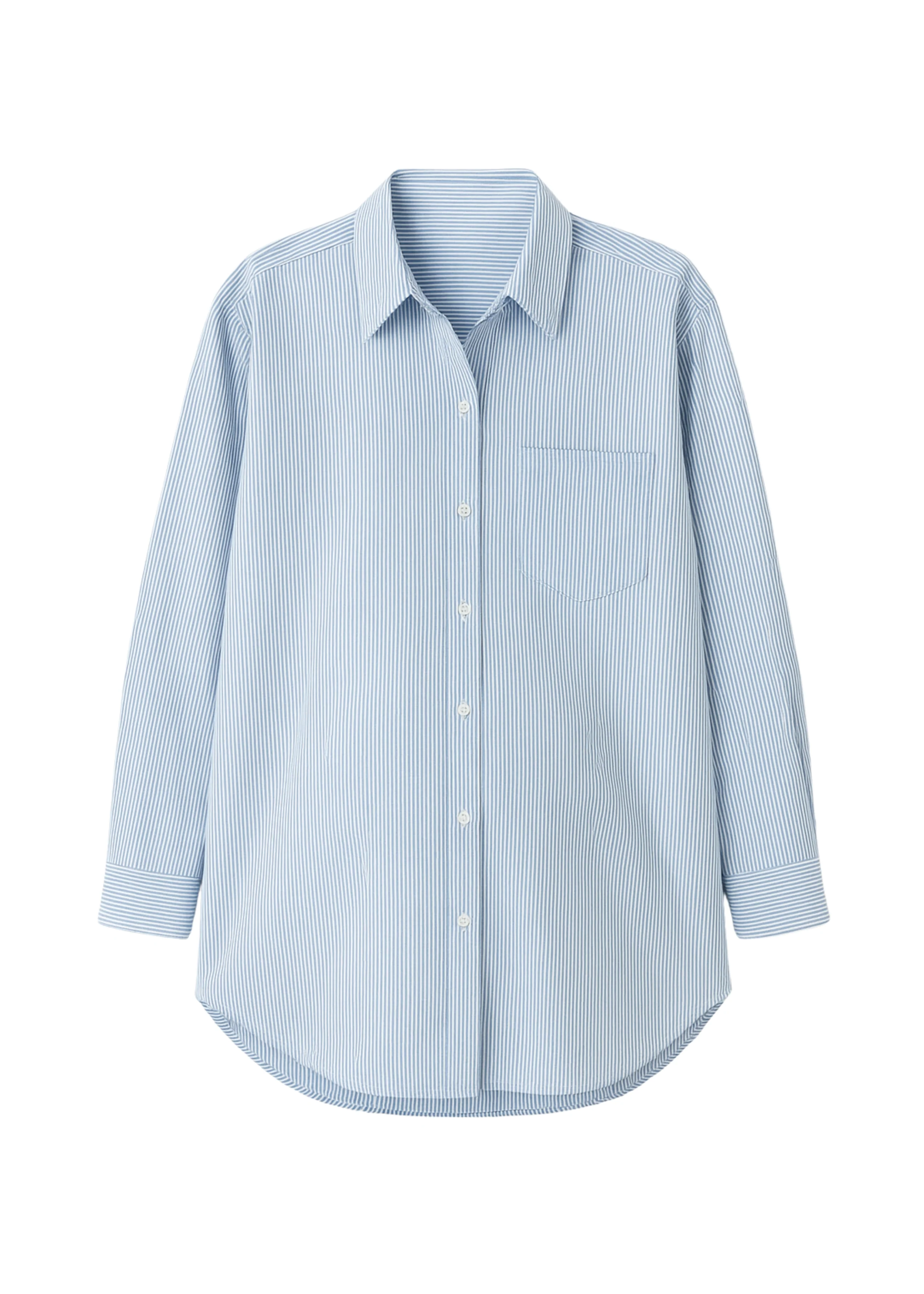 Oversized Cotton/Linen Button Down Shirt - Image 4