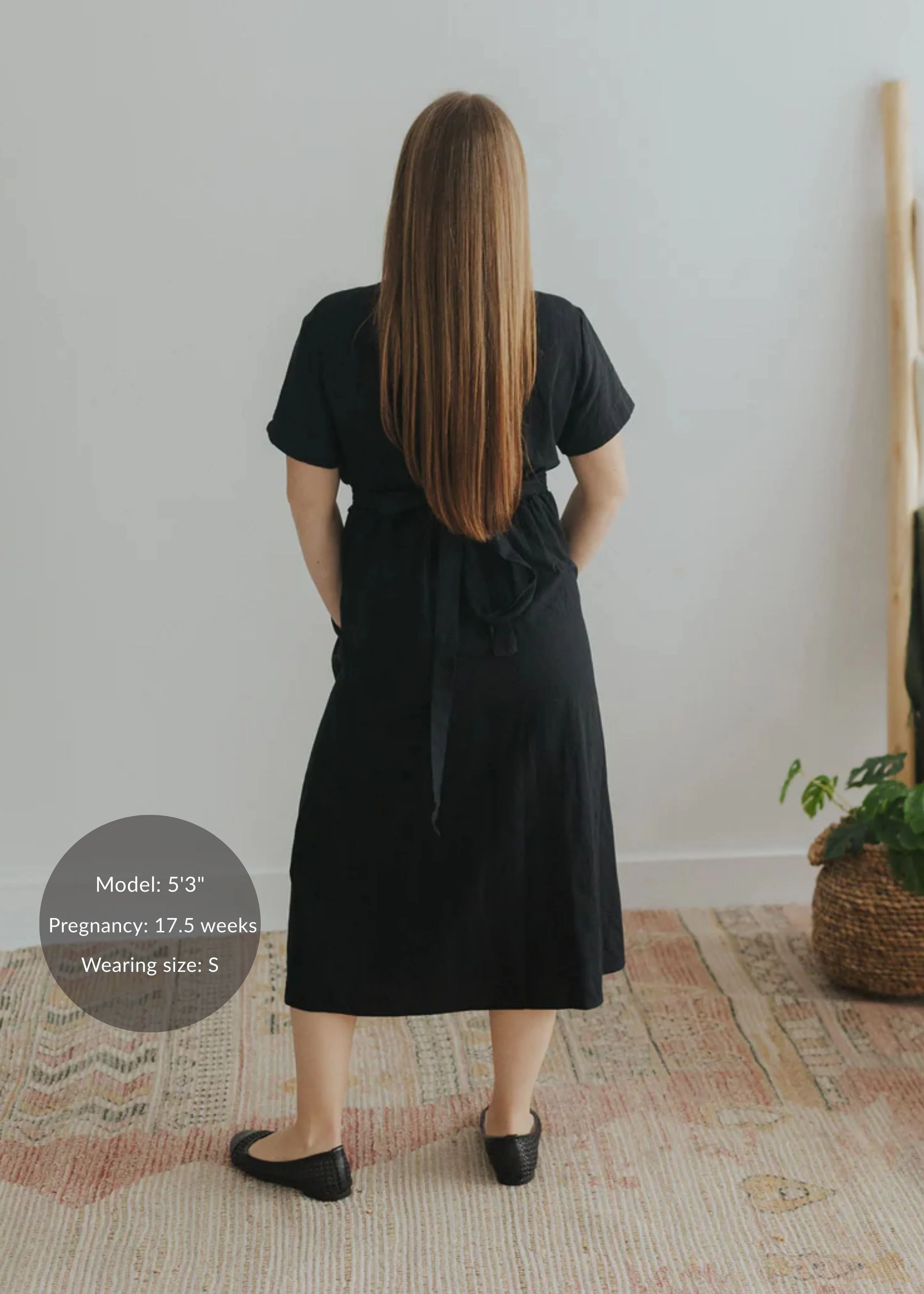 Sadie Wrap Dress In Cotton/Linen - Image 11