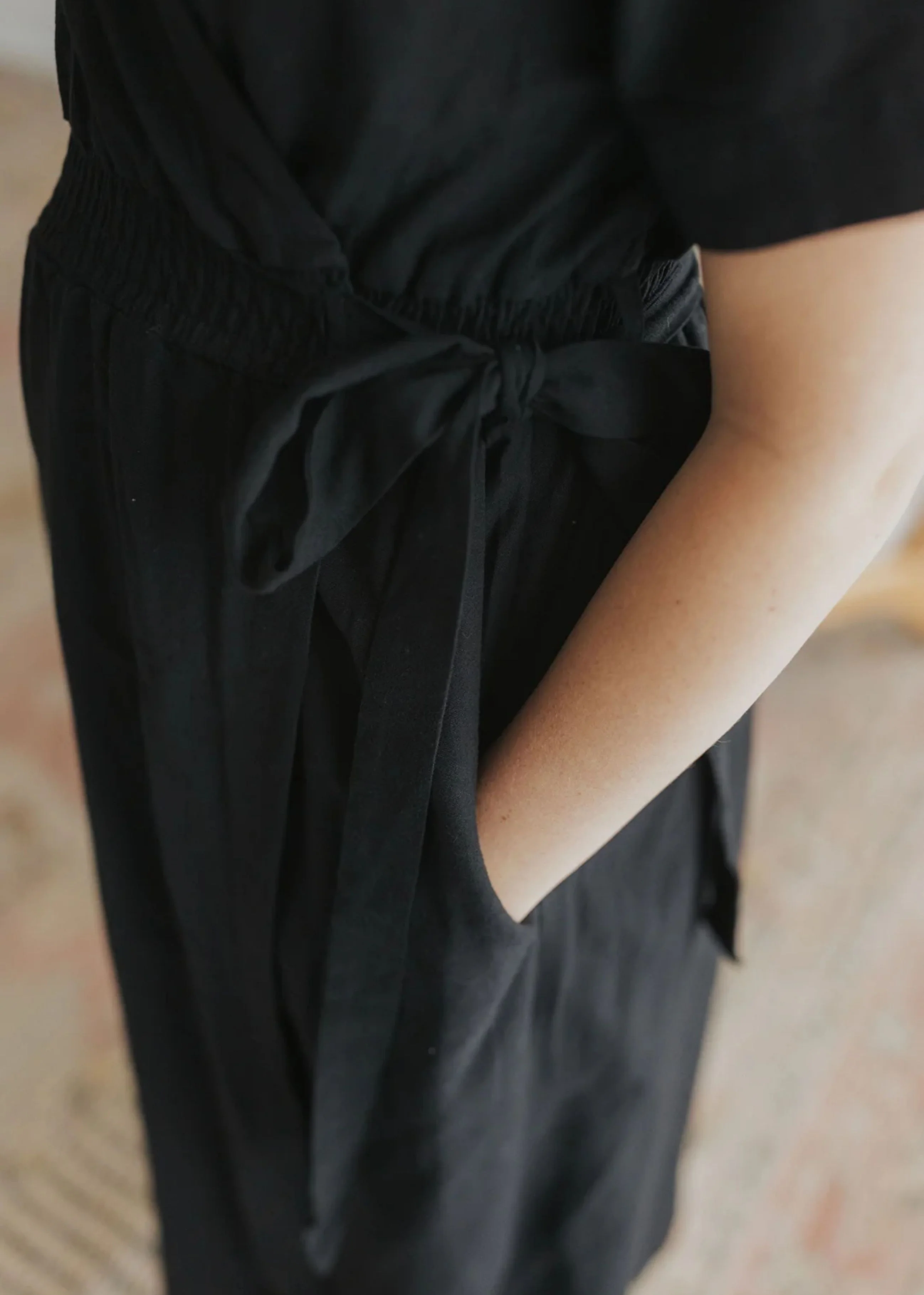 Sadie Wrap Dress In Cotton/Linen - Image 13