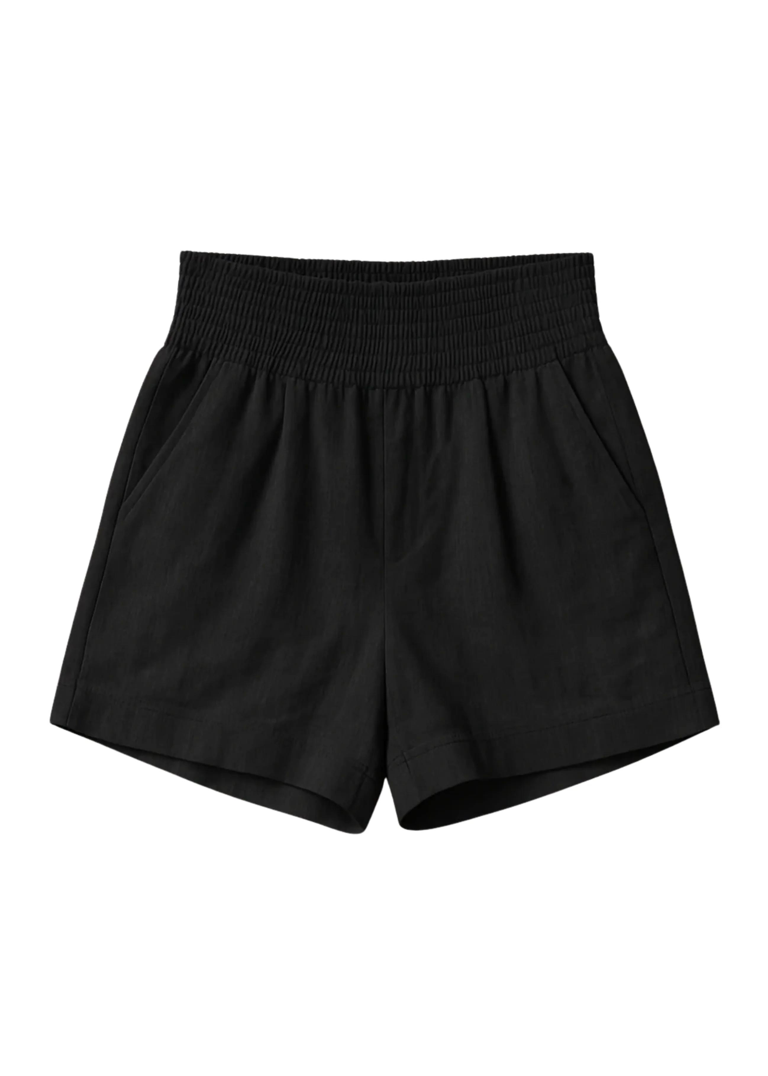 Adaptable Smocked Shorts in Cotton/Linen - Image 5
