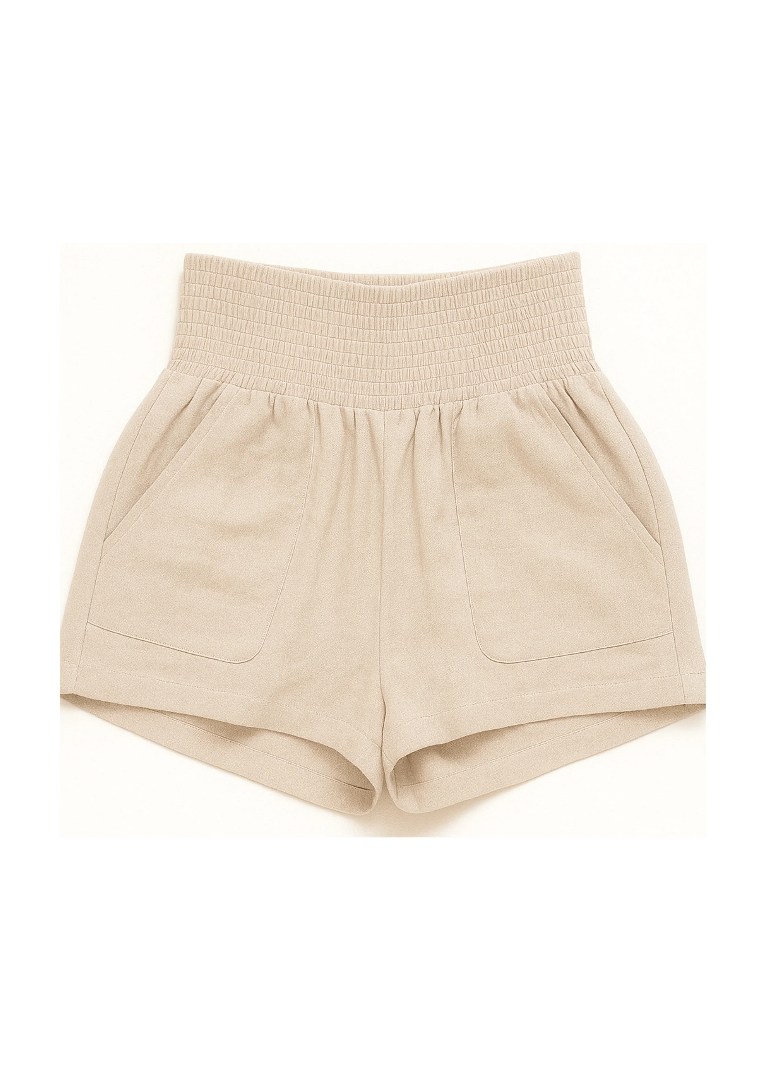Adaptable Smocked Shorts in Linen - Image 11