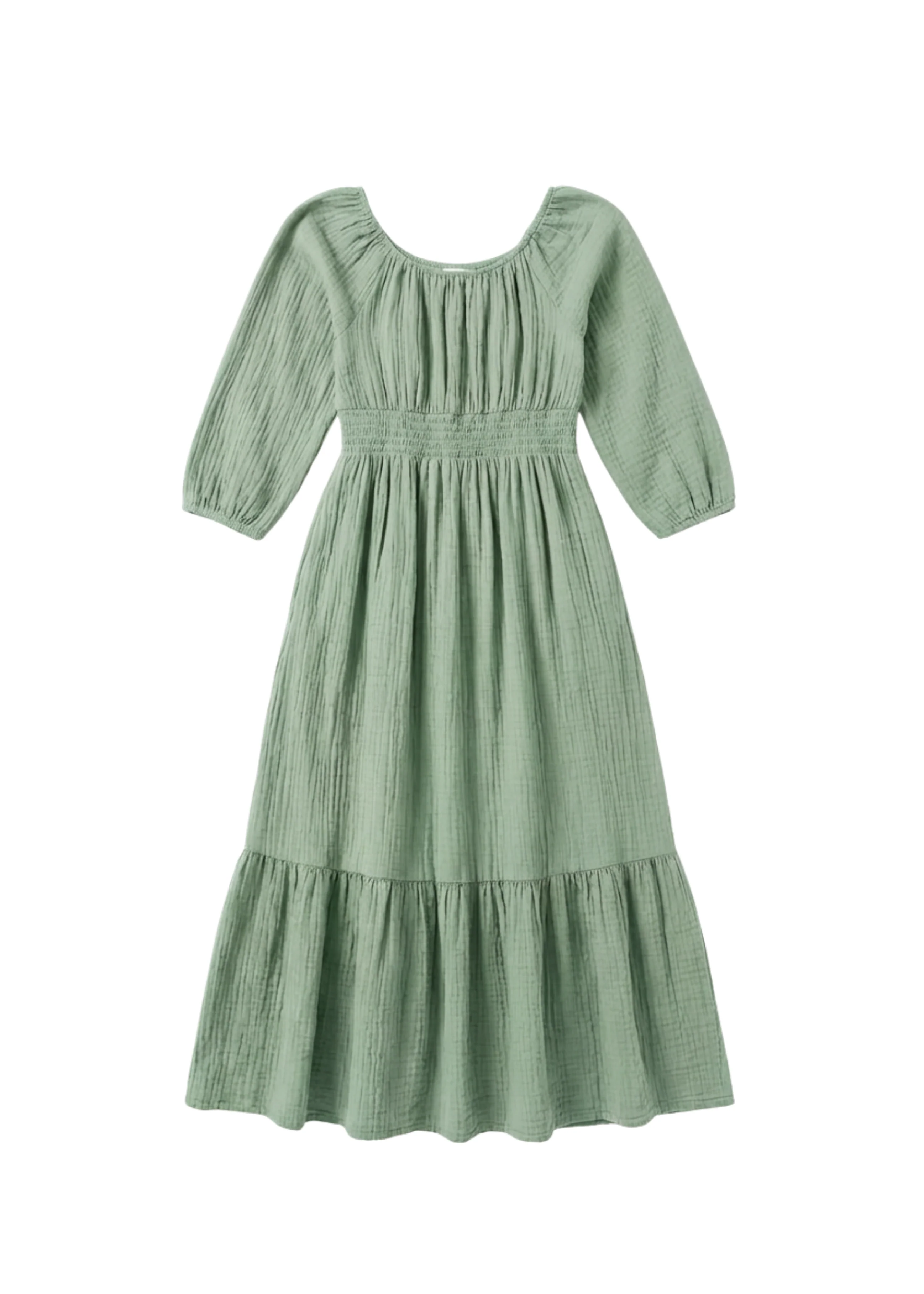 Eliza Maternity and Nursing Dress in Cotton Gauze - Image 16