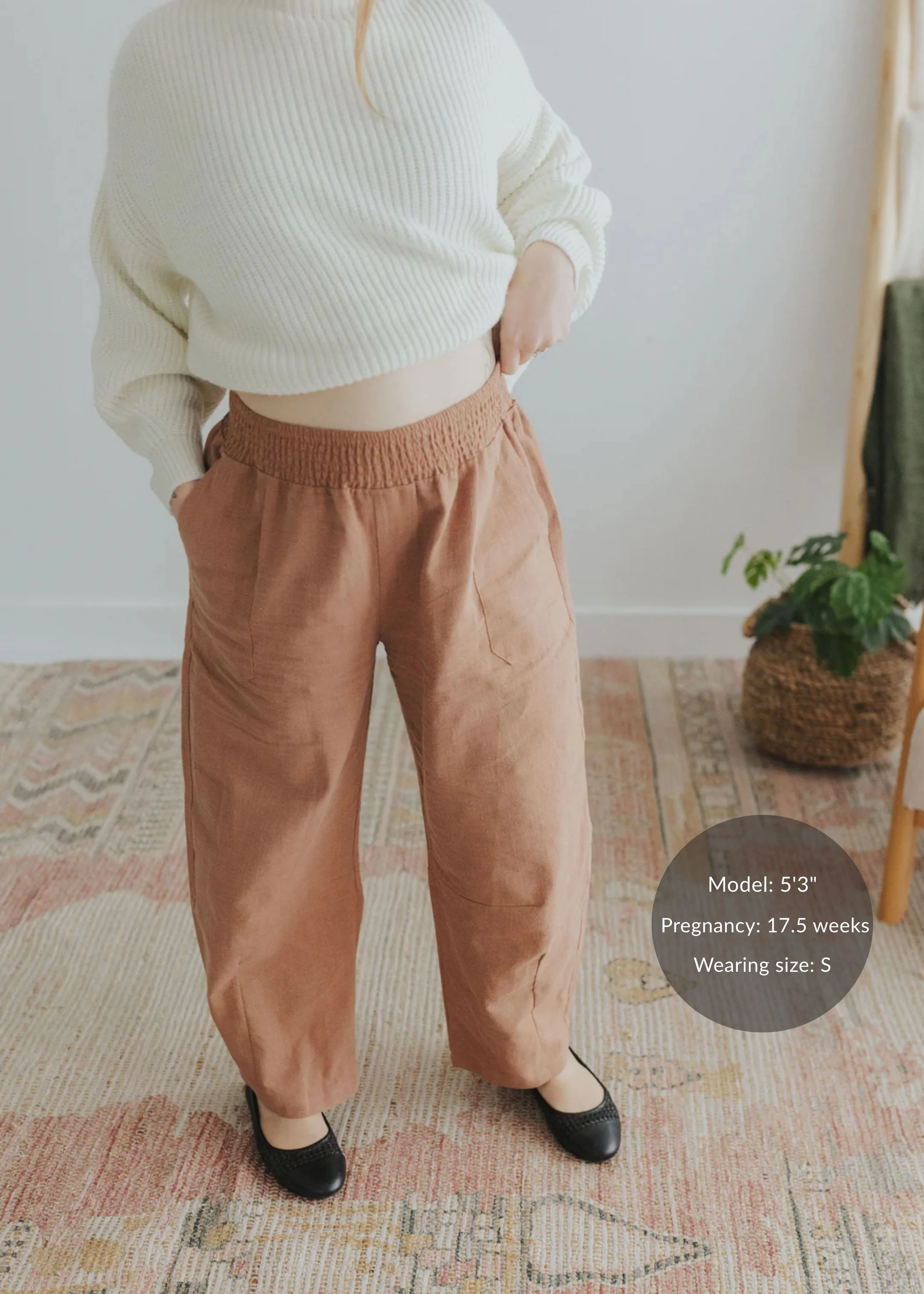 The Everyday Barrel Pant in Linen/Cotton - Image 10