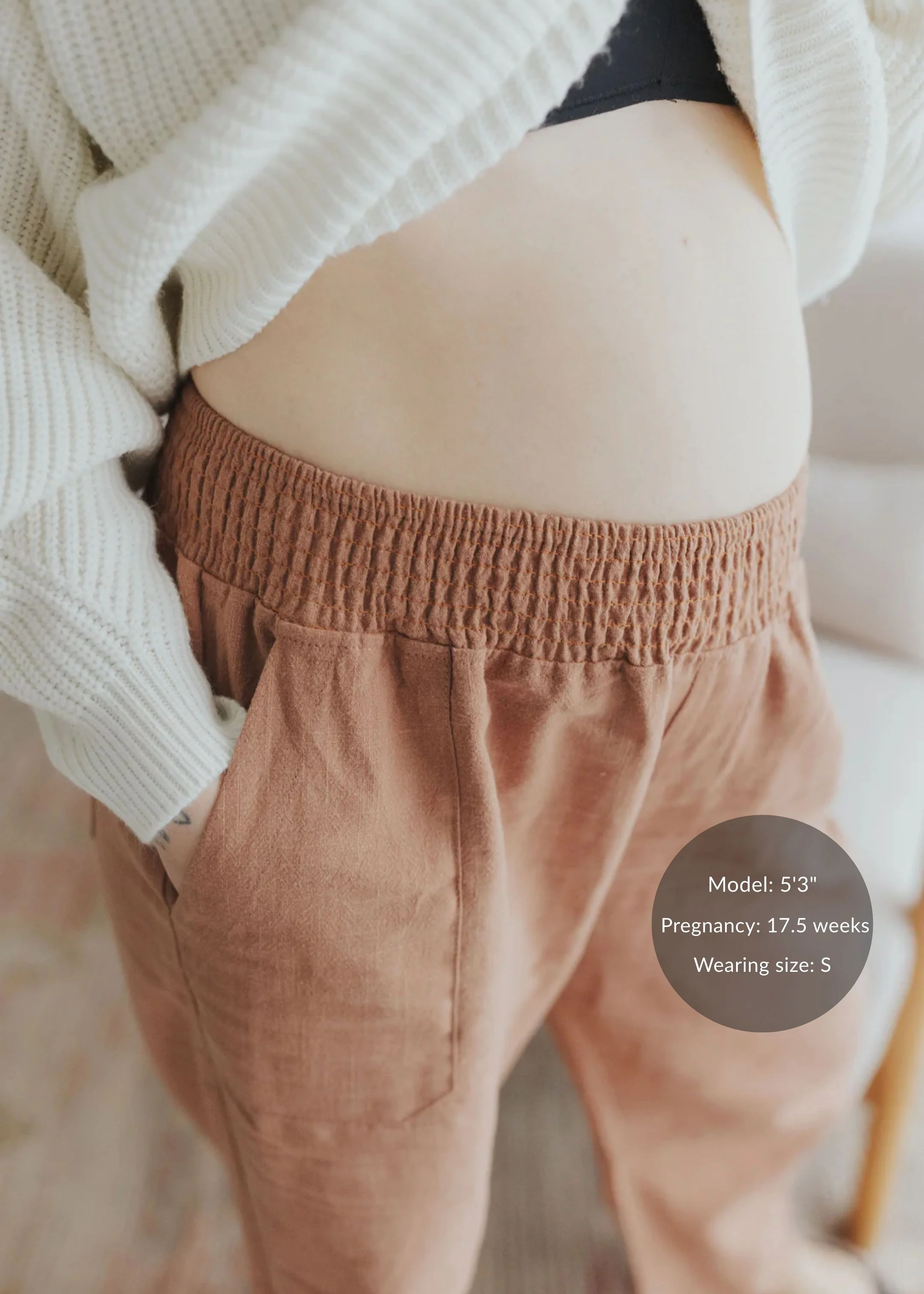 The Everyday Barrel Pant in Linen/Cotton - Image 11