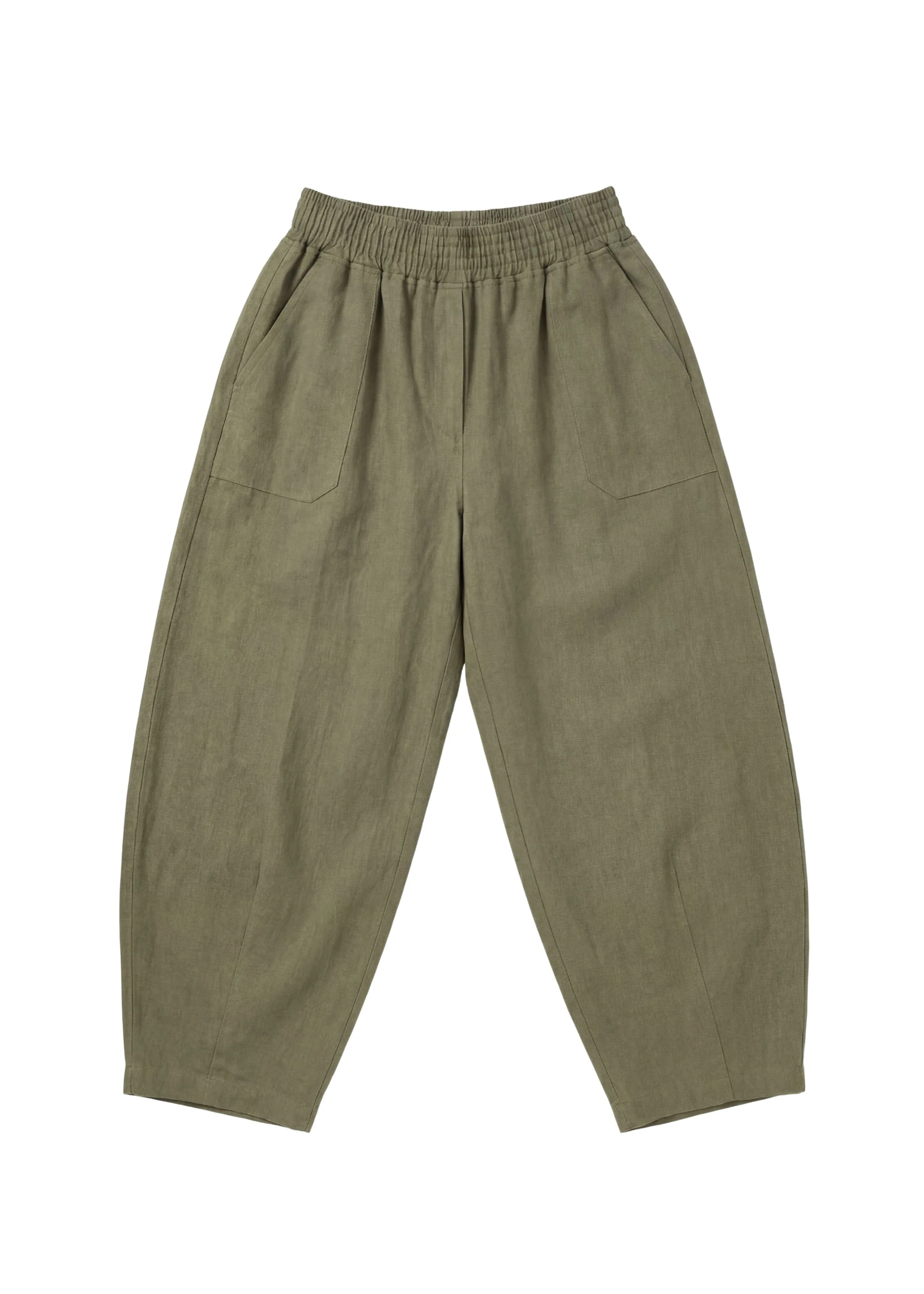 The Everyday Barrel Pant in Linen/Cotton - Image 17