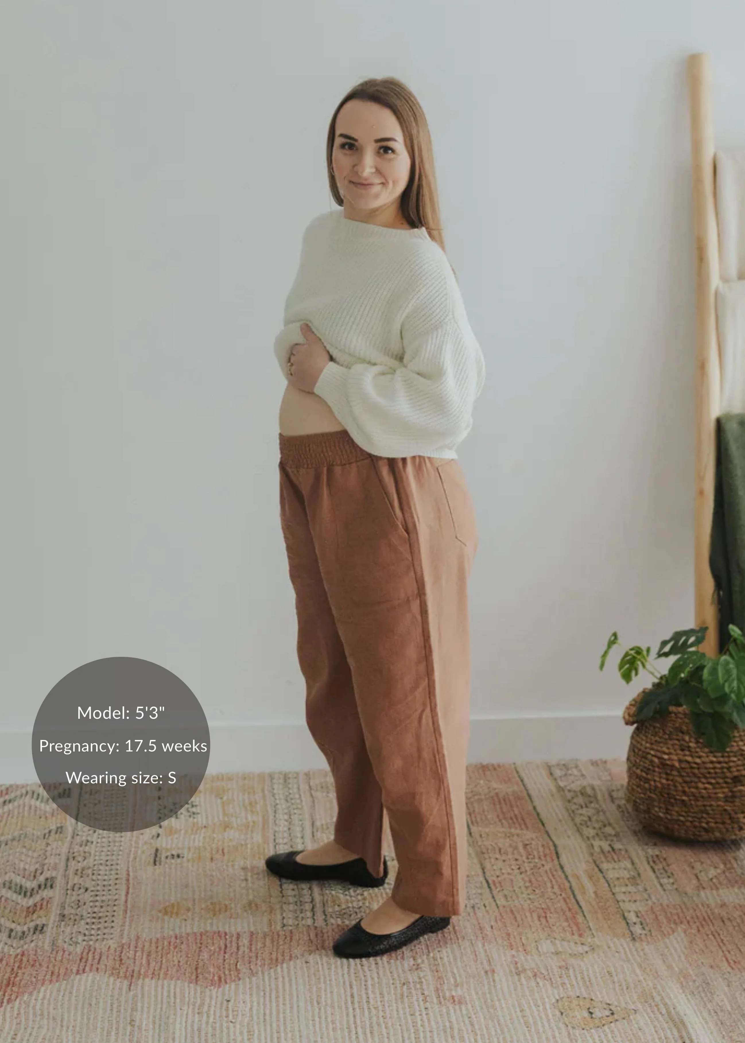 The Everyday Barrel Pant in Linen/Cotton - Image 8