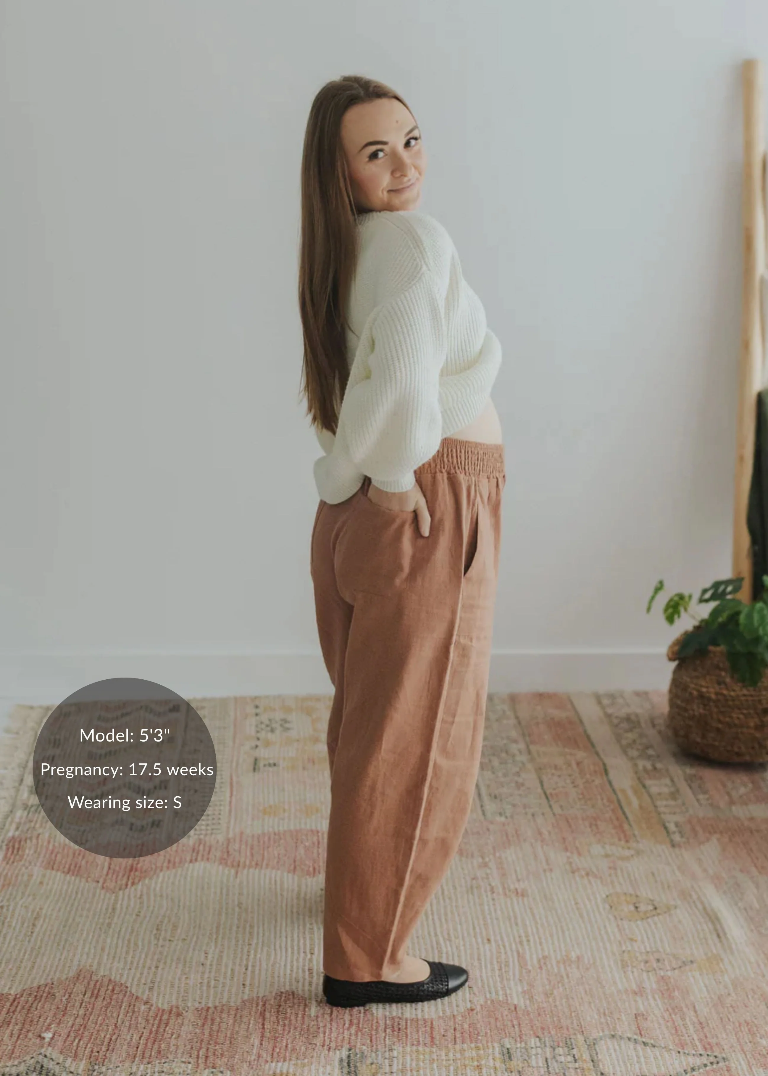 The Everyday Barrel Pant in Linen/Cotton - Image 9