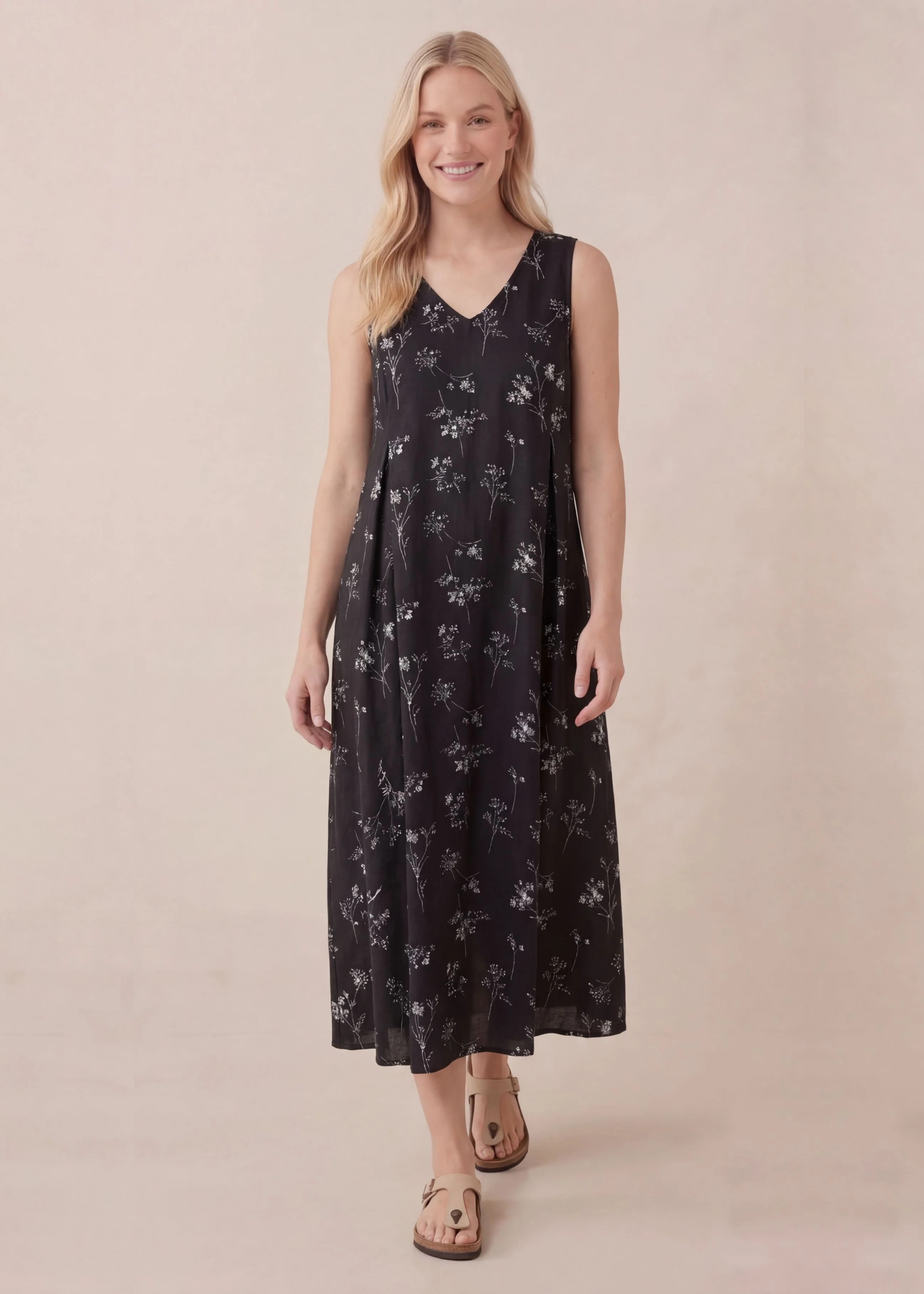 Transitional A-line Dress in Cotton - Image 4