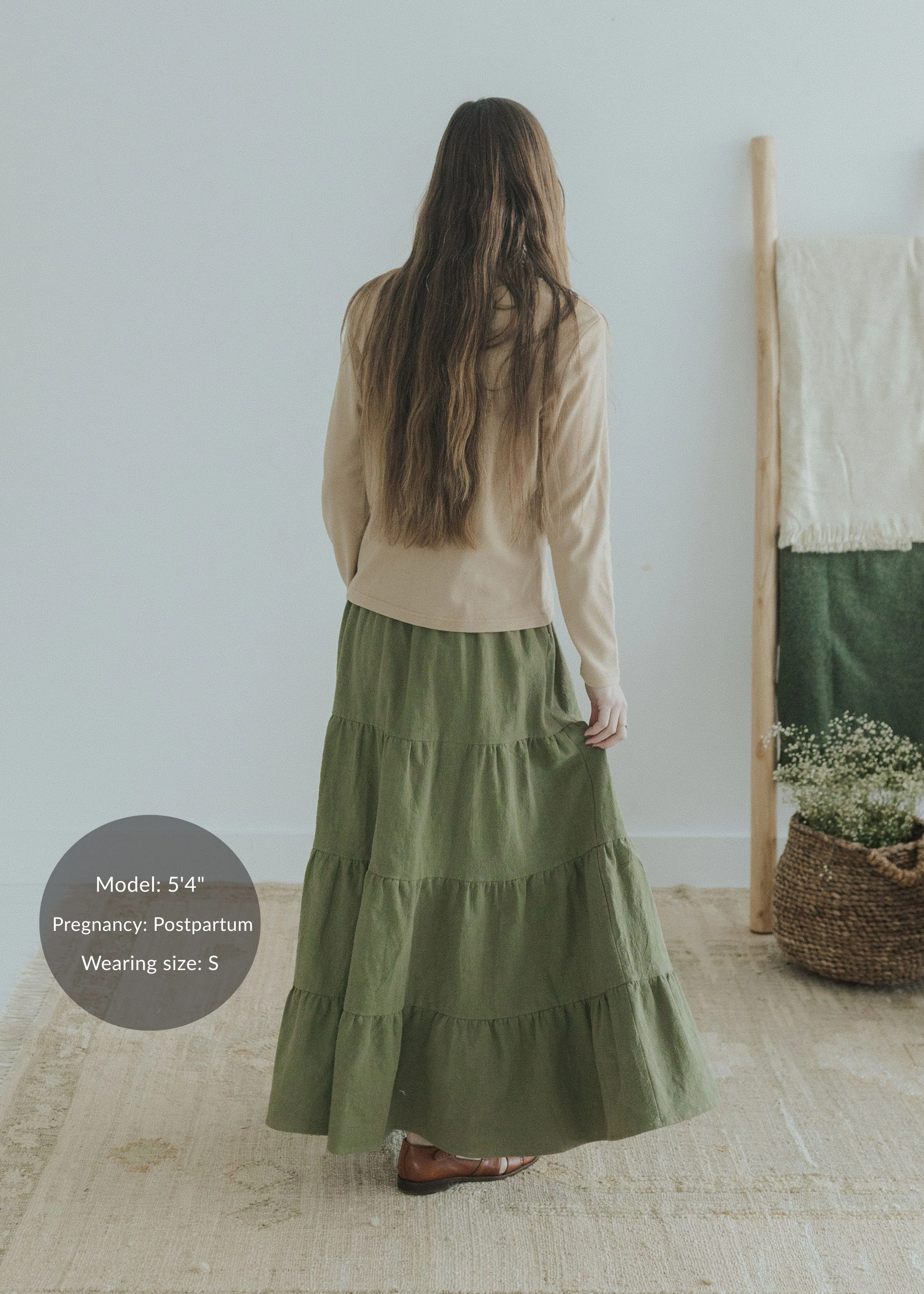 Transitional Skirt in Cotton/Linen - Image 3
