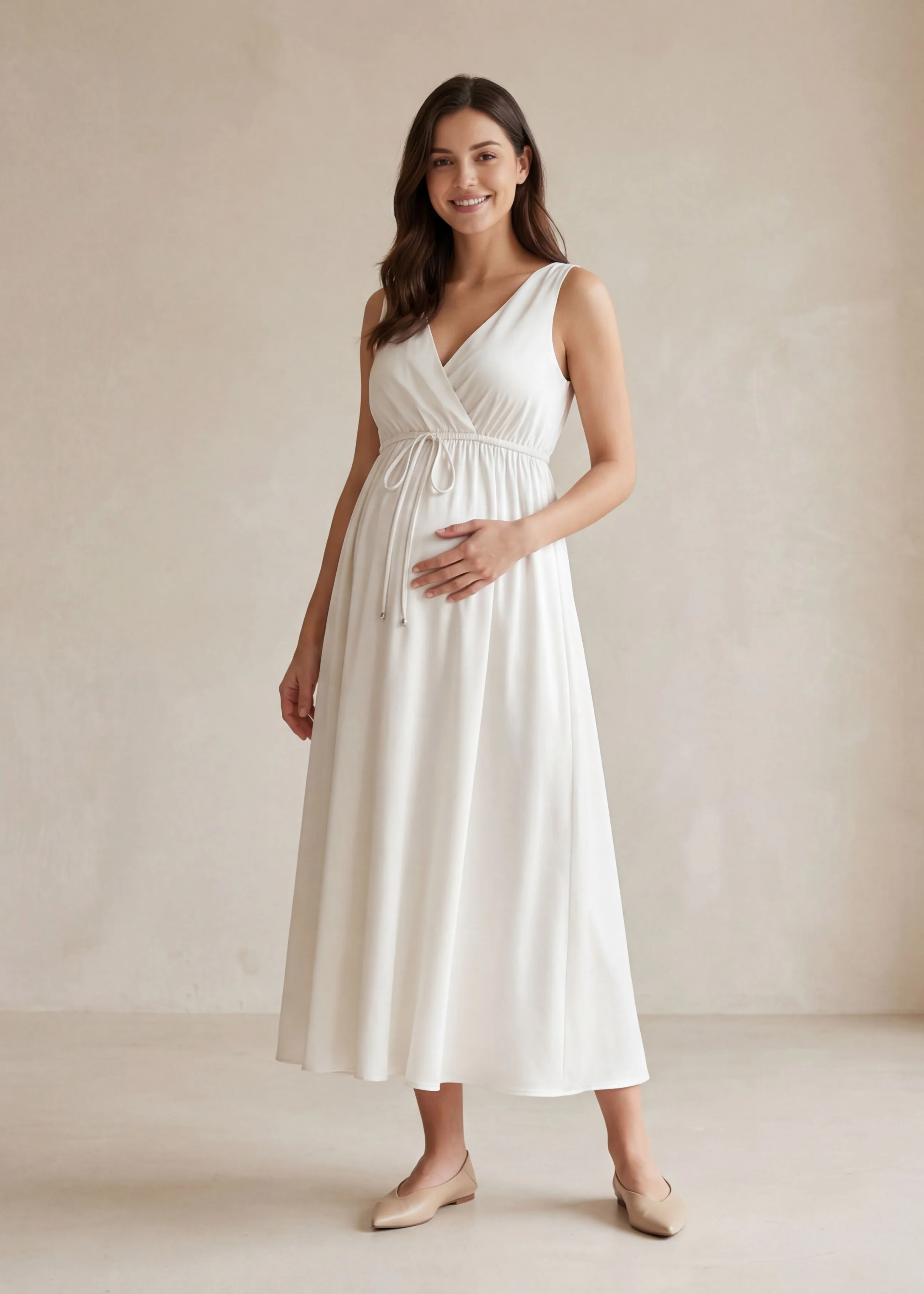 Transitional Satin Silk Slip Dress - Image 3